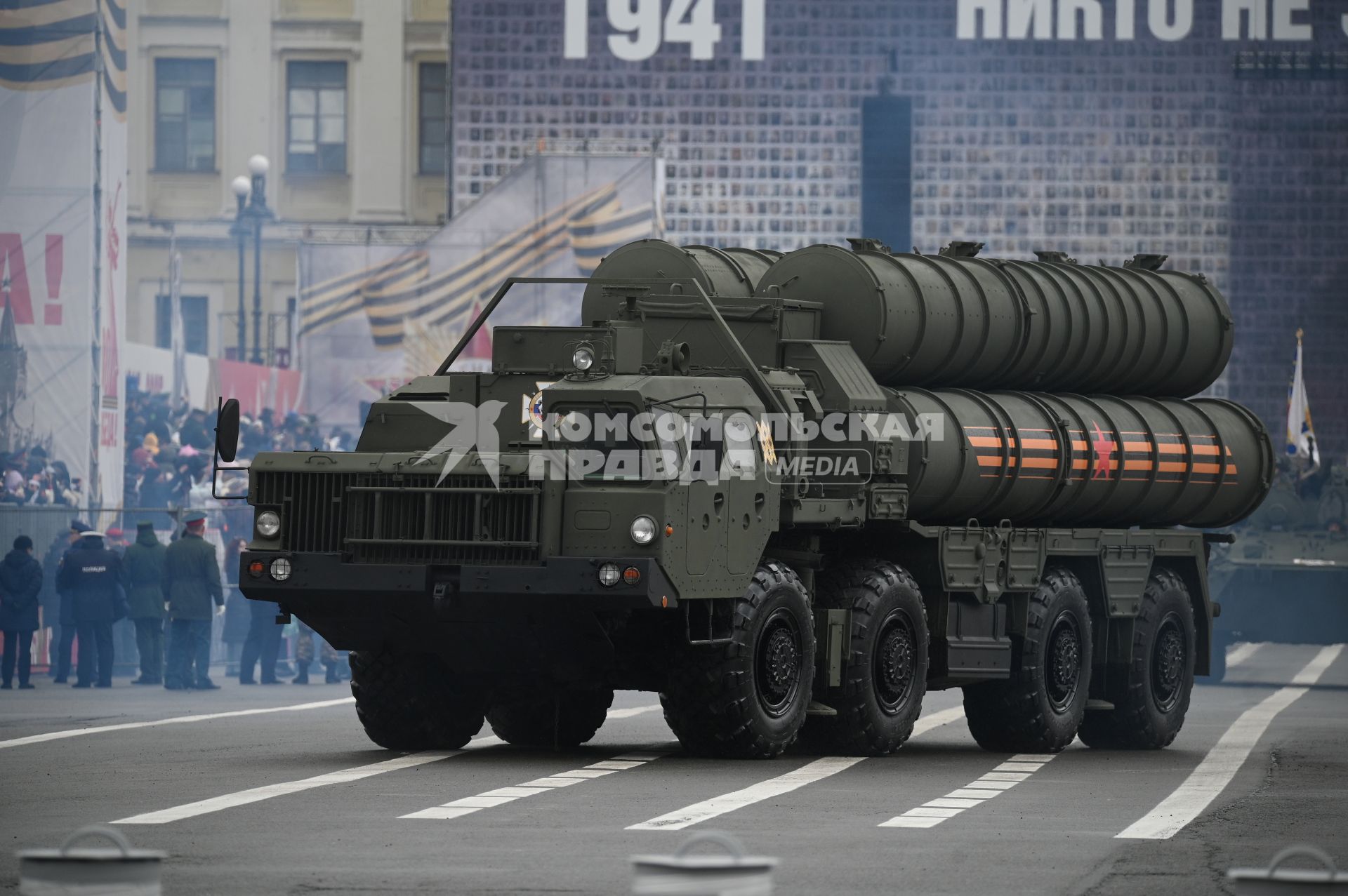 Генеральная репетиция парада Победы в Петербурге