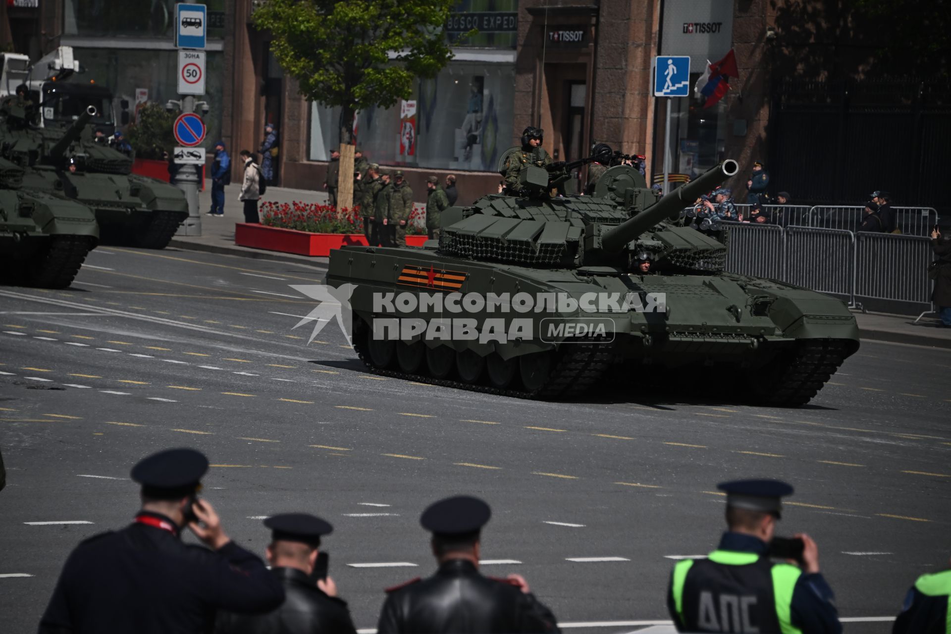 Репетиция Военного парада, посвященного 80-летию Победы в Великой Отечественной войне