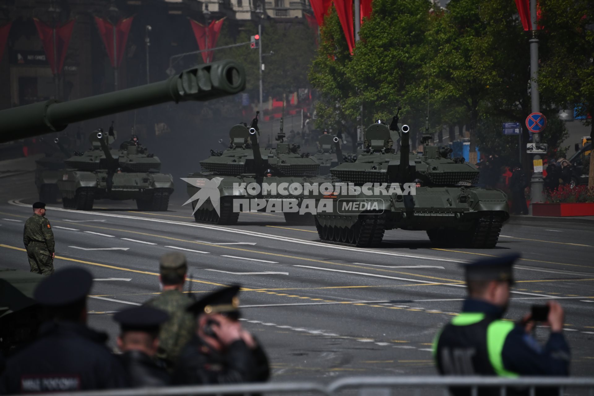 Репетиция Военного парада, посвященного 80-летию Победы в Великой Отечественной войне