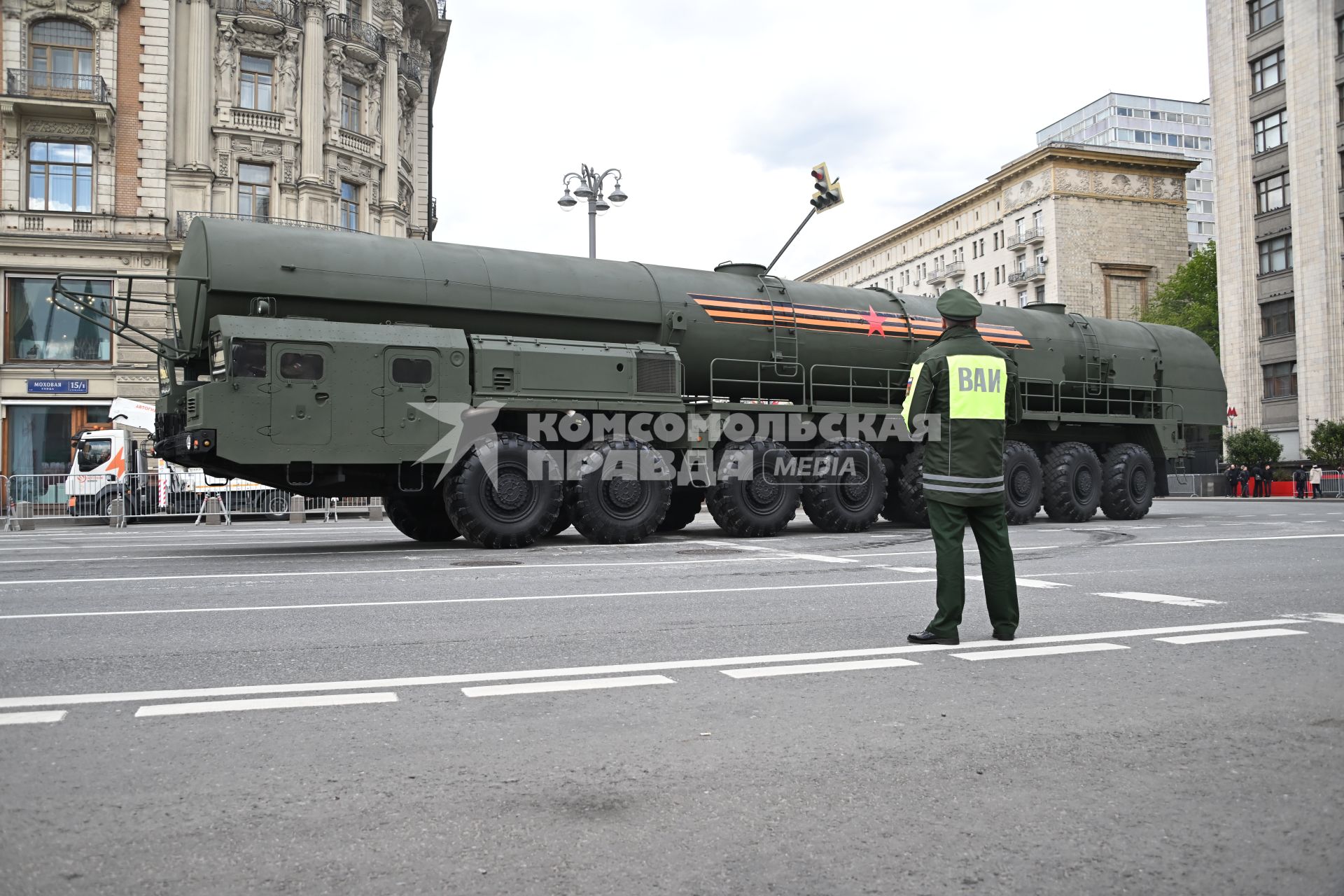 Репетиция Военного парада, посвященного 80-летию Победы в Великой Отечественной войне