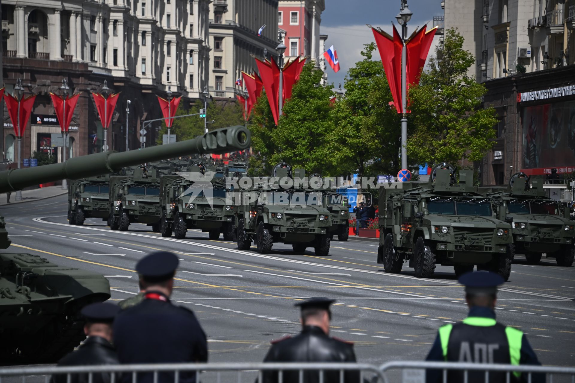 Репетиция Военного парада, посвященного 80-летию Победы в Великой Отечественной войне