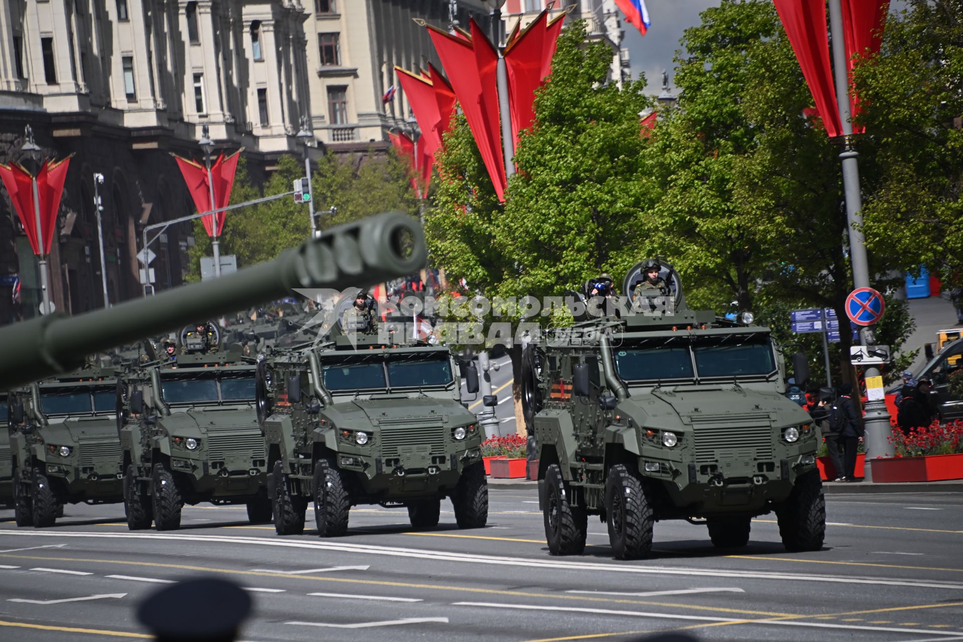 Репетиция Военного парада, посвященного 80-летию Победы в Великой Отечественной войне