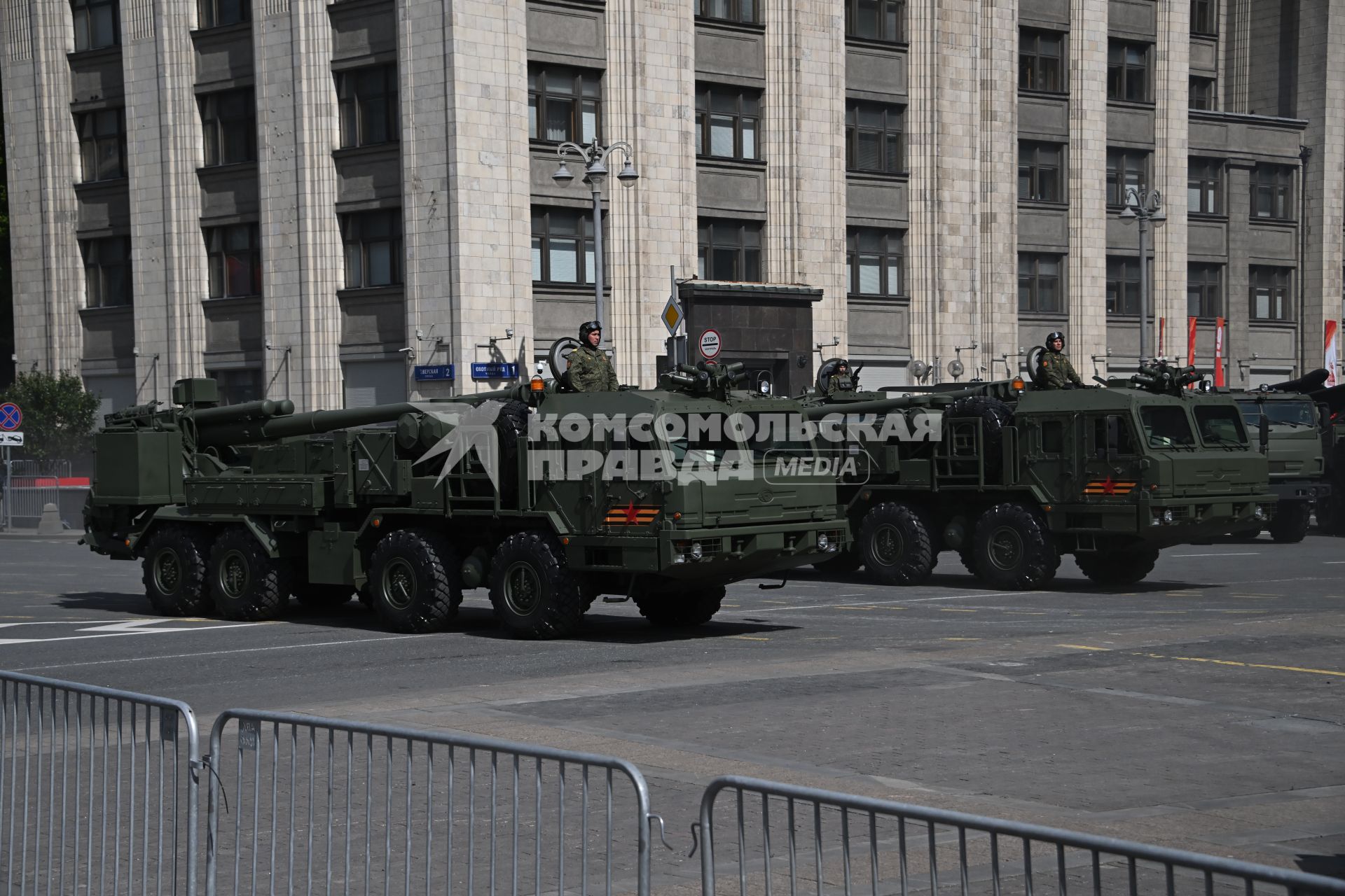 Репетиция Военного парада, посвященного 80-летию Победы в Великой Отечественной войне