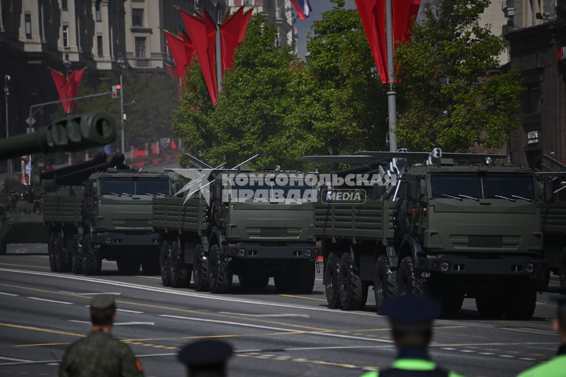 Репетиция Военного парада, посвященного 80-летию Победы в Великой Отечественной войне