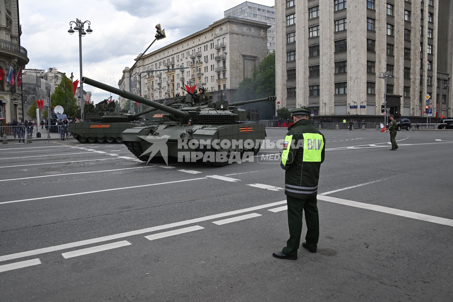 Репетиция Военного парада, посвященного 80-летию Победы в Великой Отечественной войне