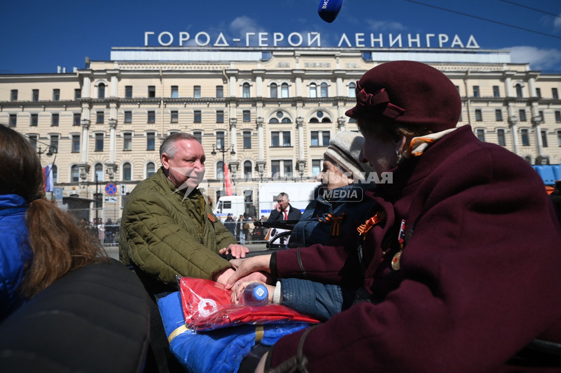 Акция Бессмертный полк\" в Санкт-Петербурге