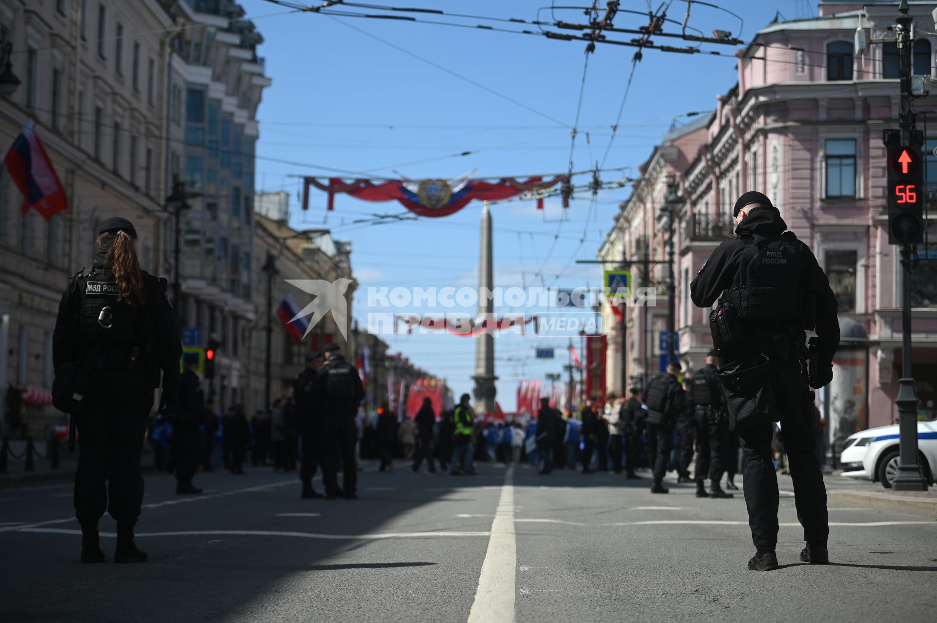 Акция Бессмертный полк\" в Санкт-Петербурге