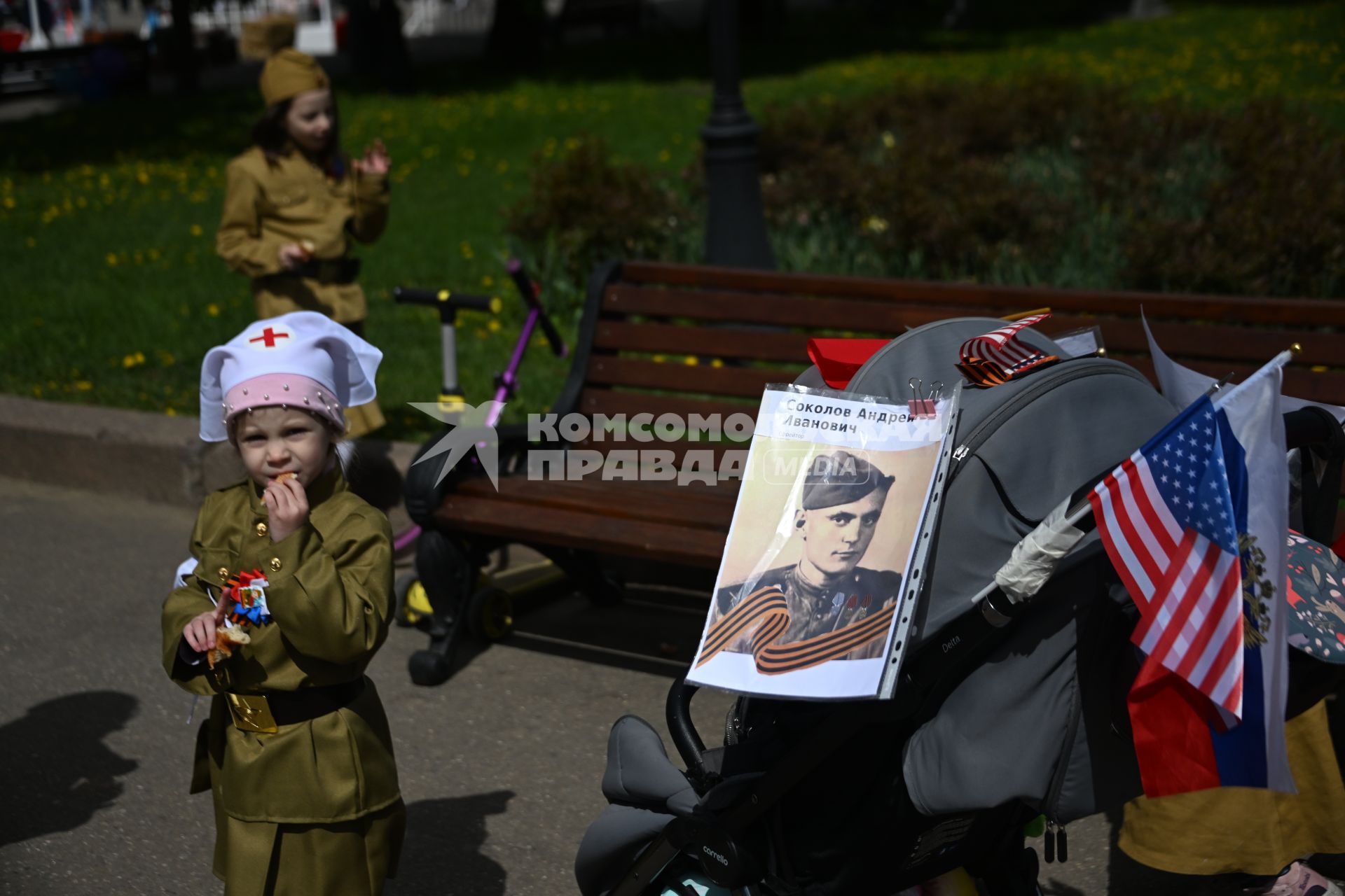 Празднование Дня Победы в Москве
