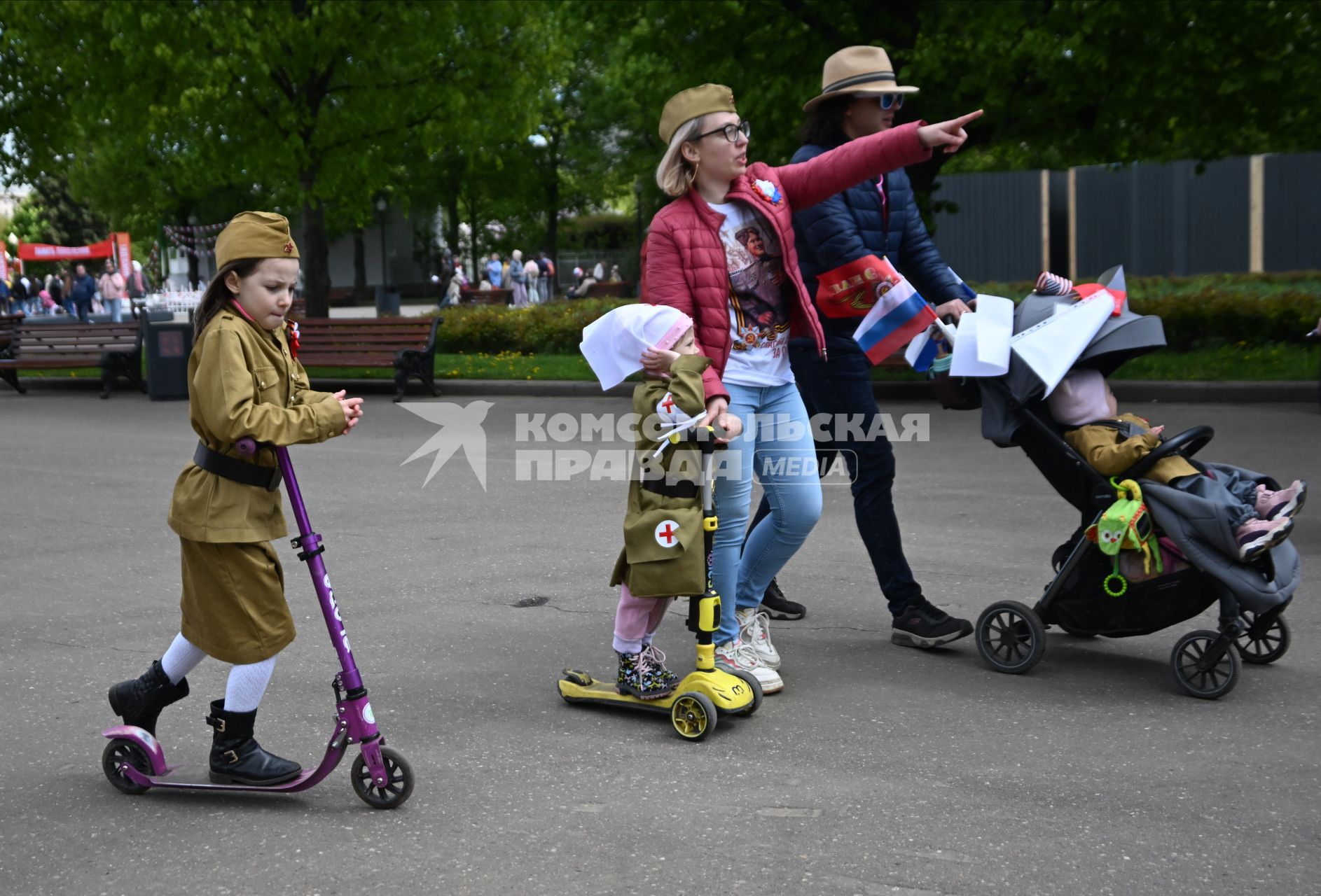 Празднование Дня Победы в Москве