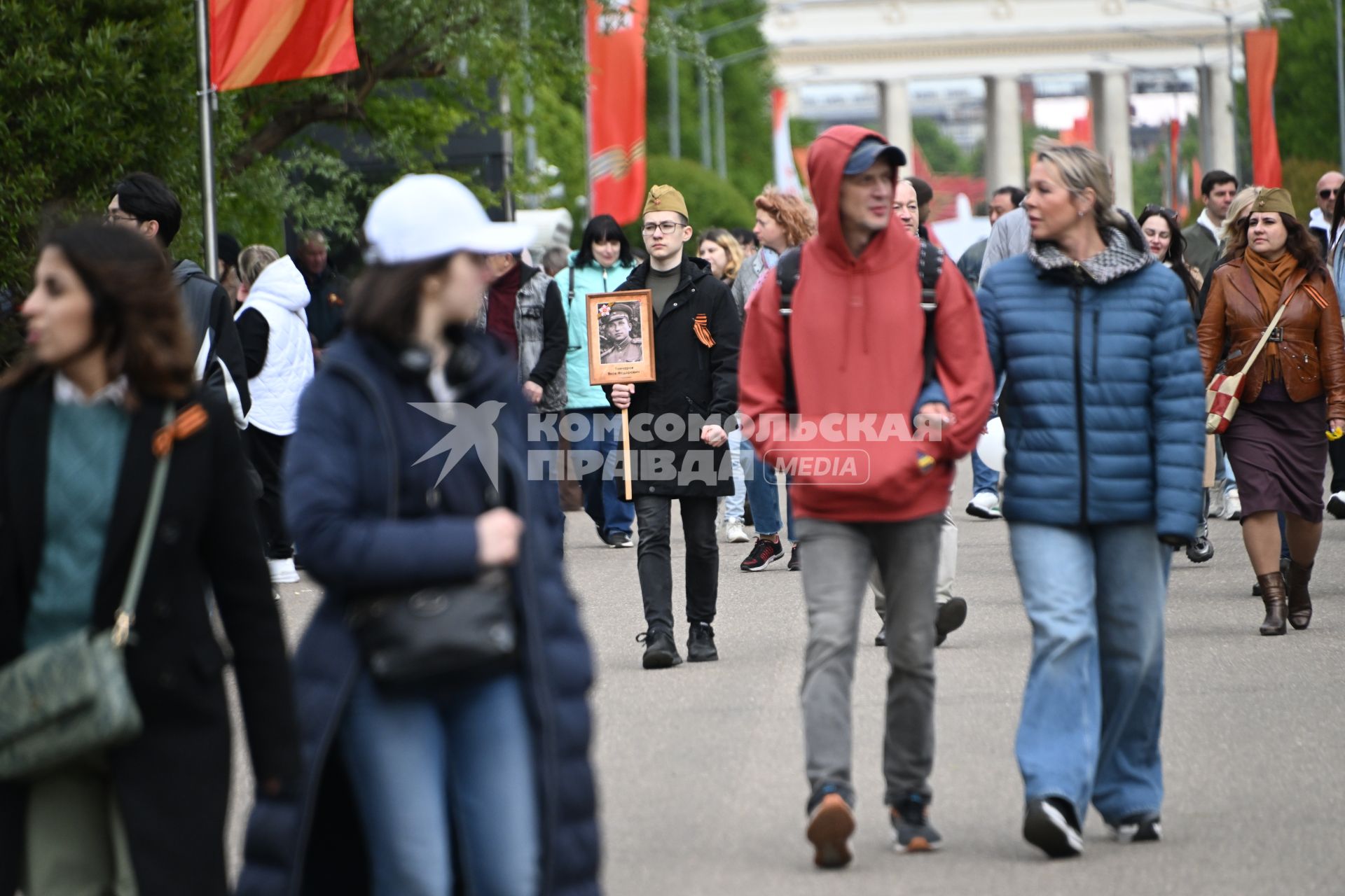 Празднование Дня Победы в Москве