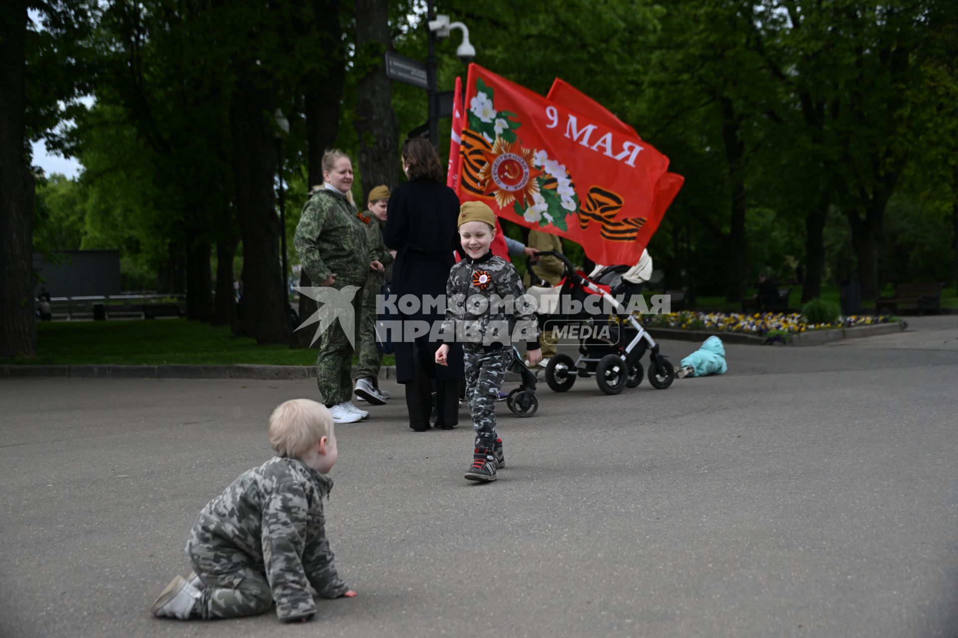 Празднование Дня Победы в Москве