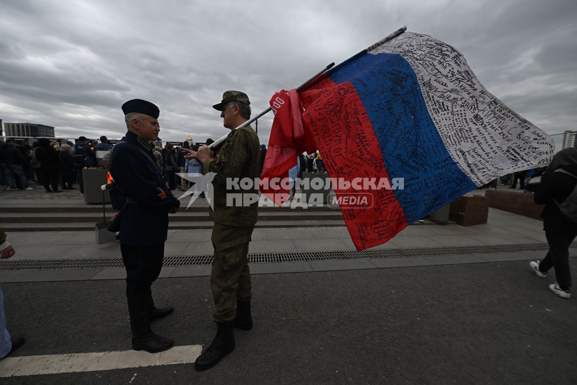 Празднование Дня Победы на Поклонной горе