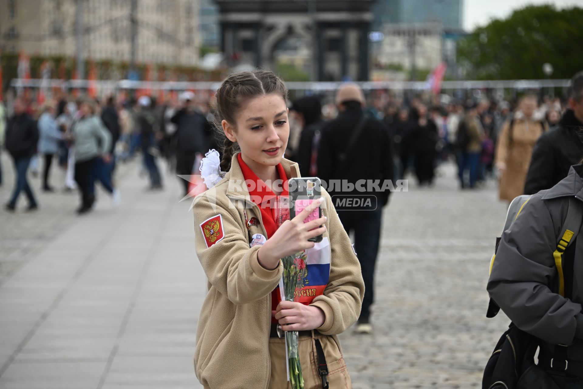 Празднование Дня Победы на Поклонной горе