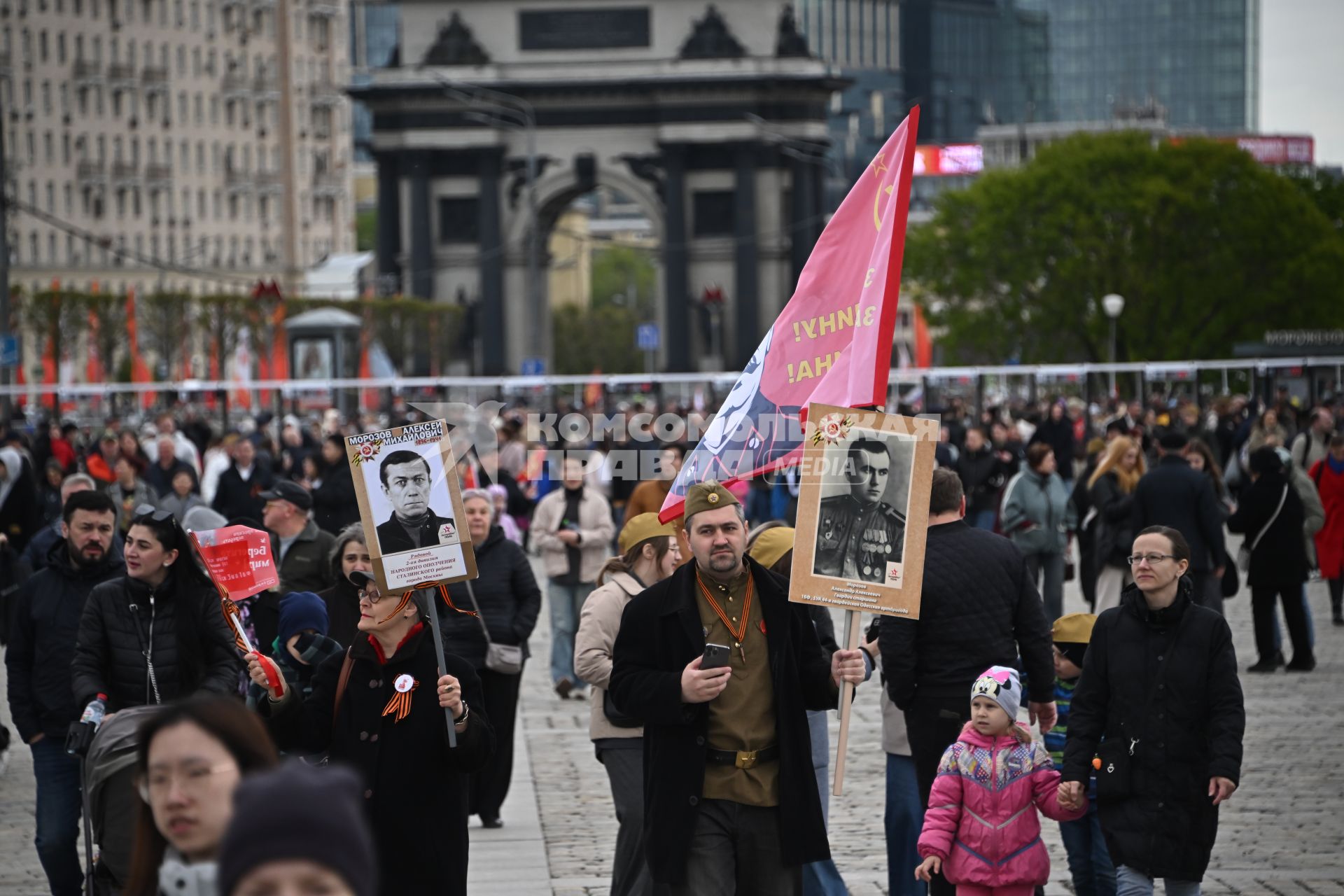 Празднование Дня Победы на Поклонной горе
