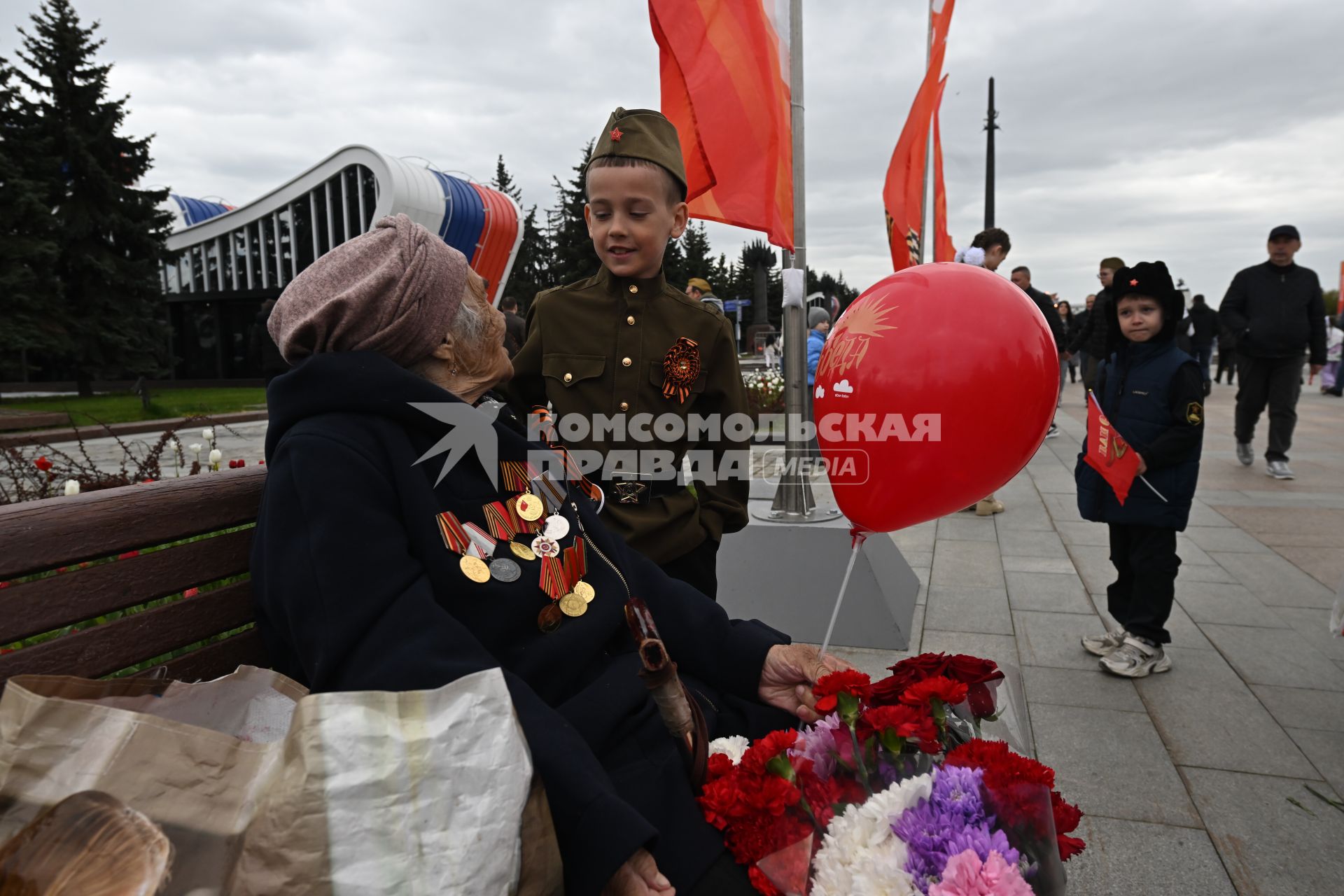 Празднование Дня Победы на Поклонной горе