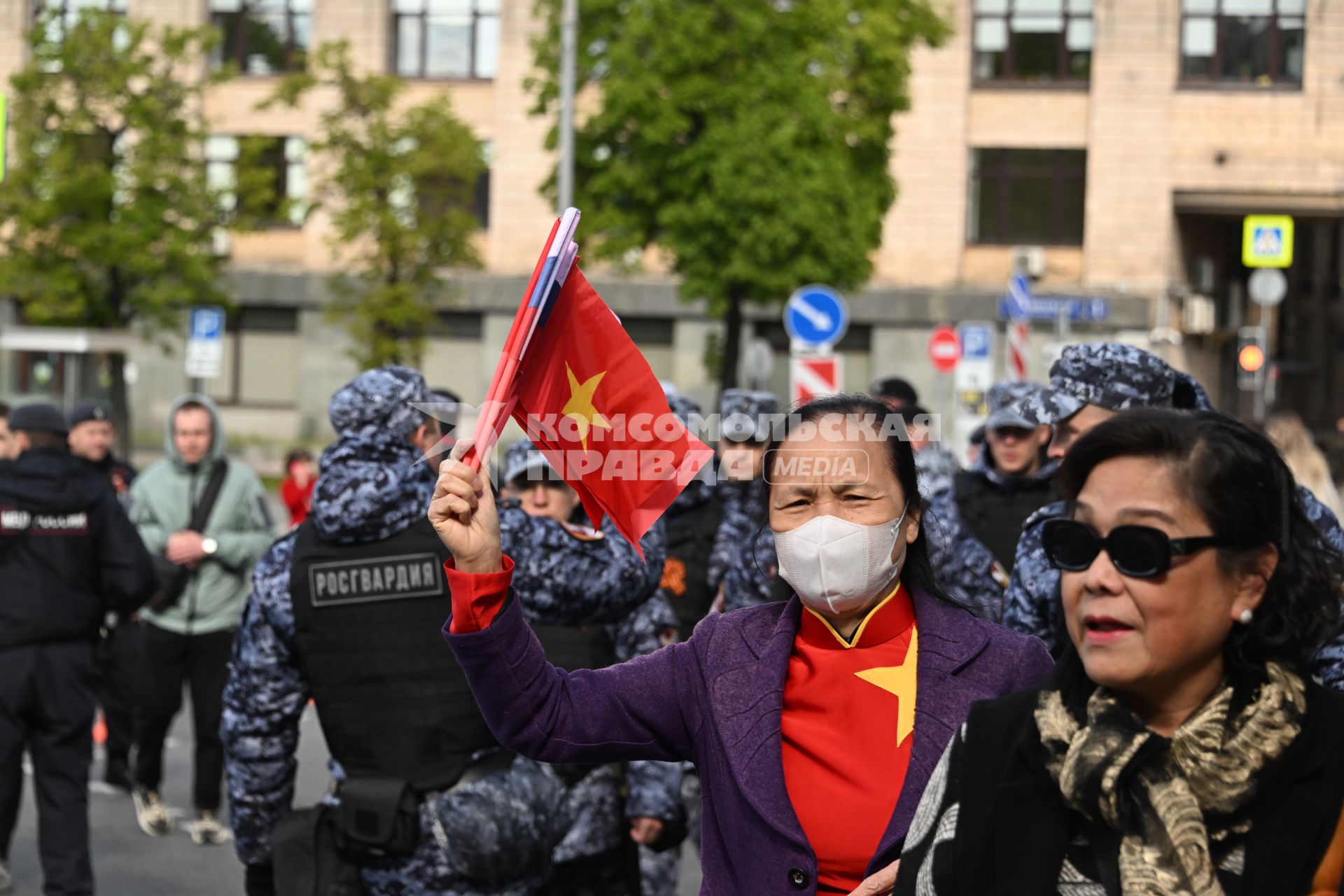 Празднование Дня Победы в Москве