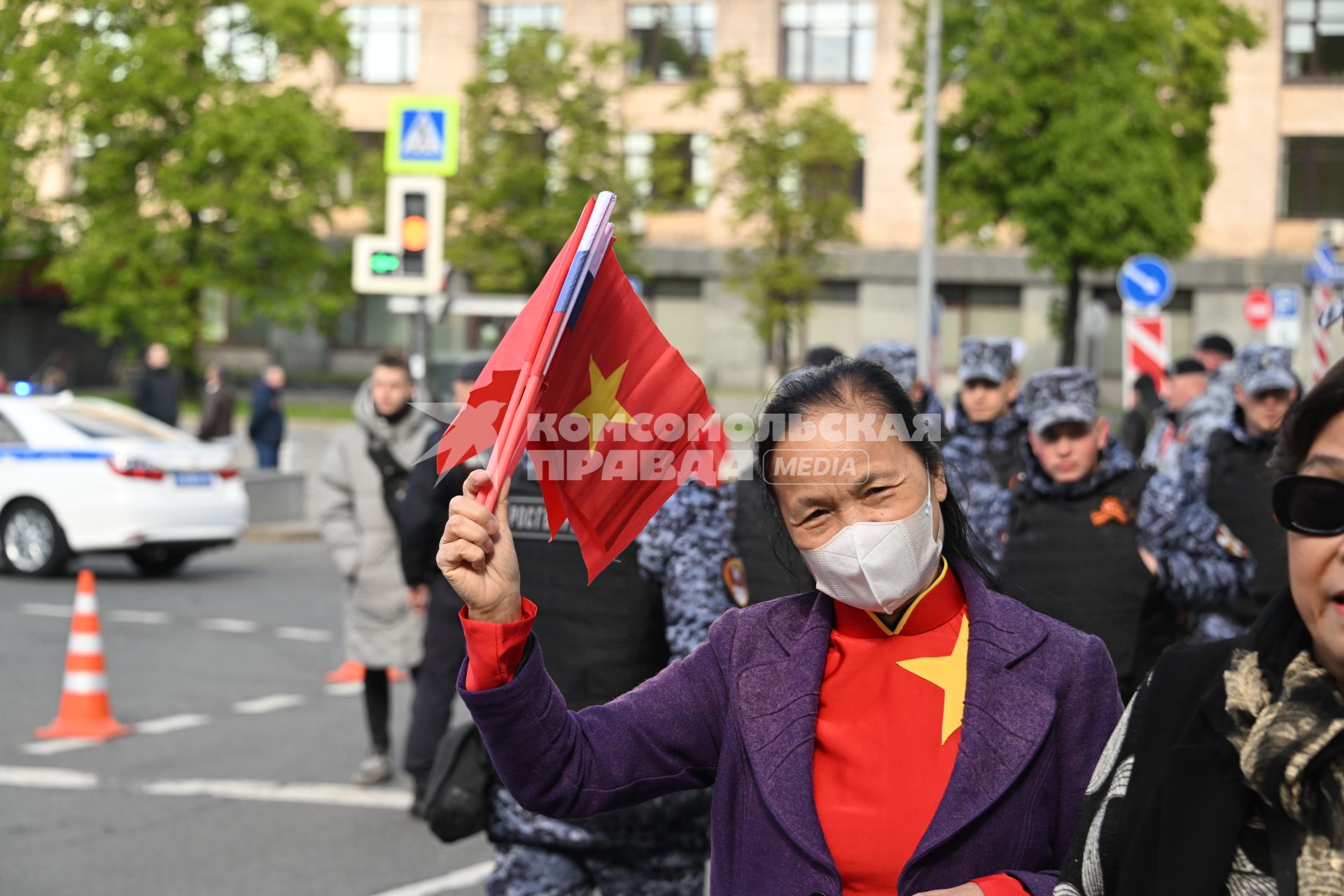 Празднование Дня Победы в Москве