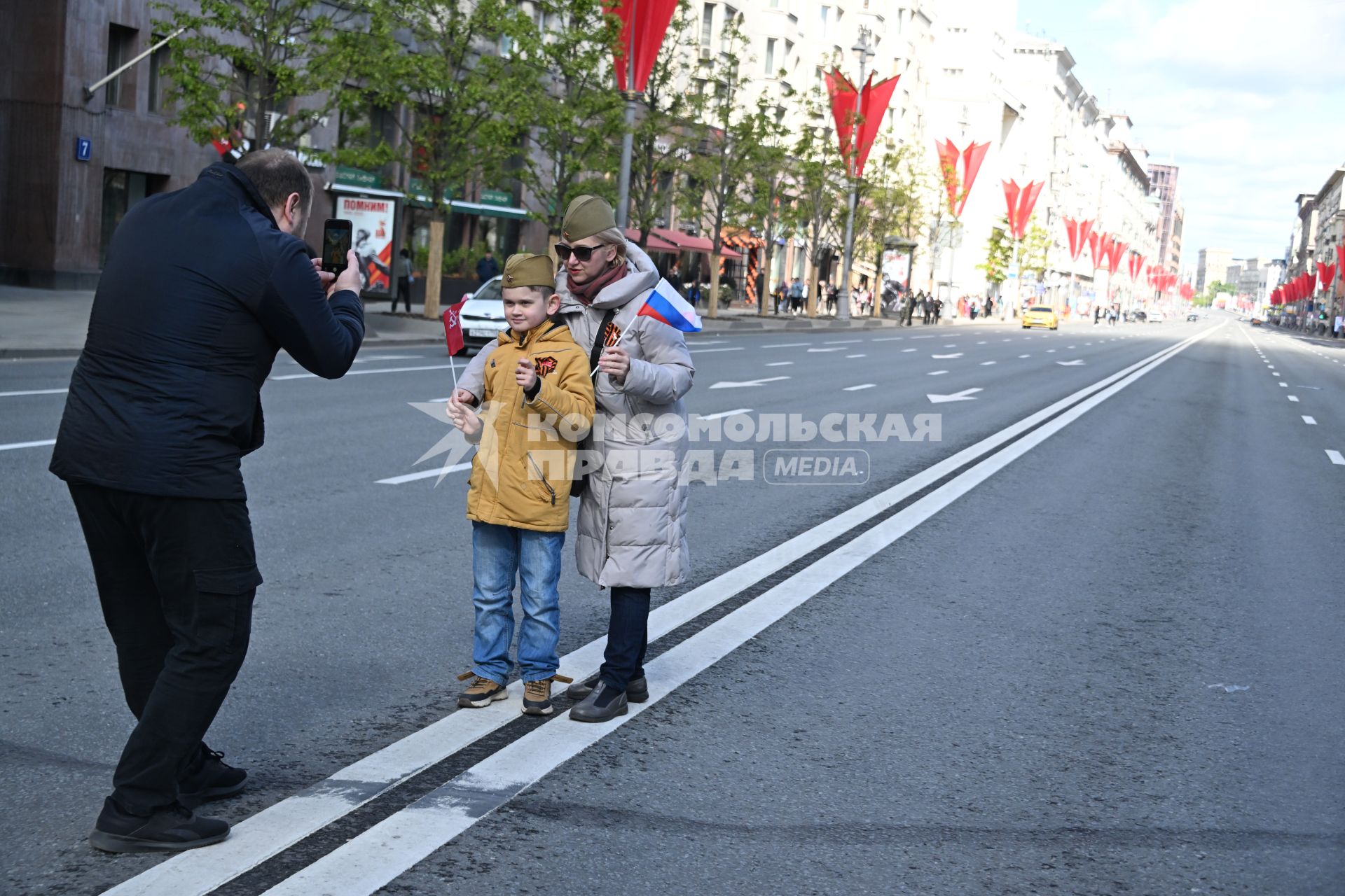 Празднование Дня Победы в Москве