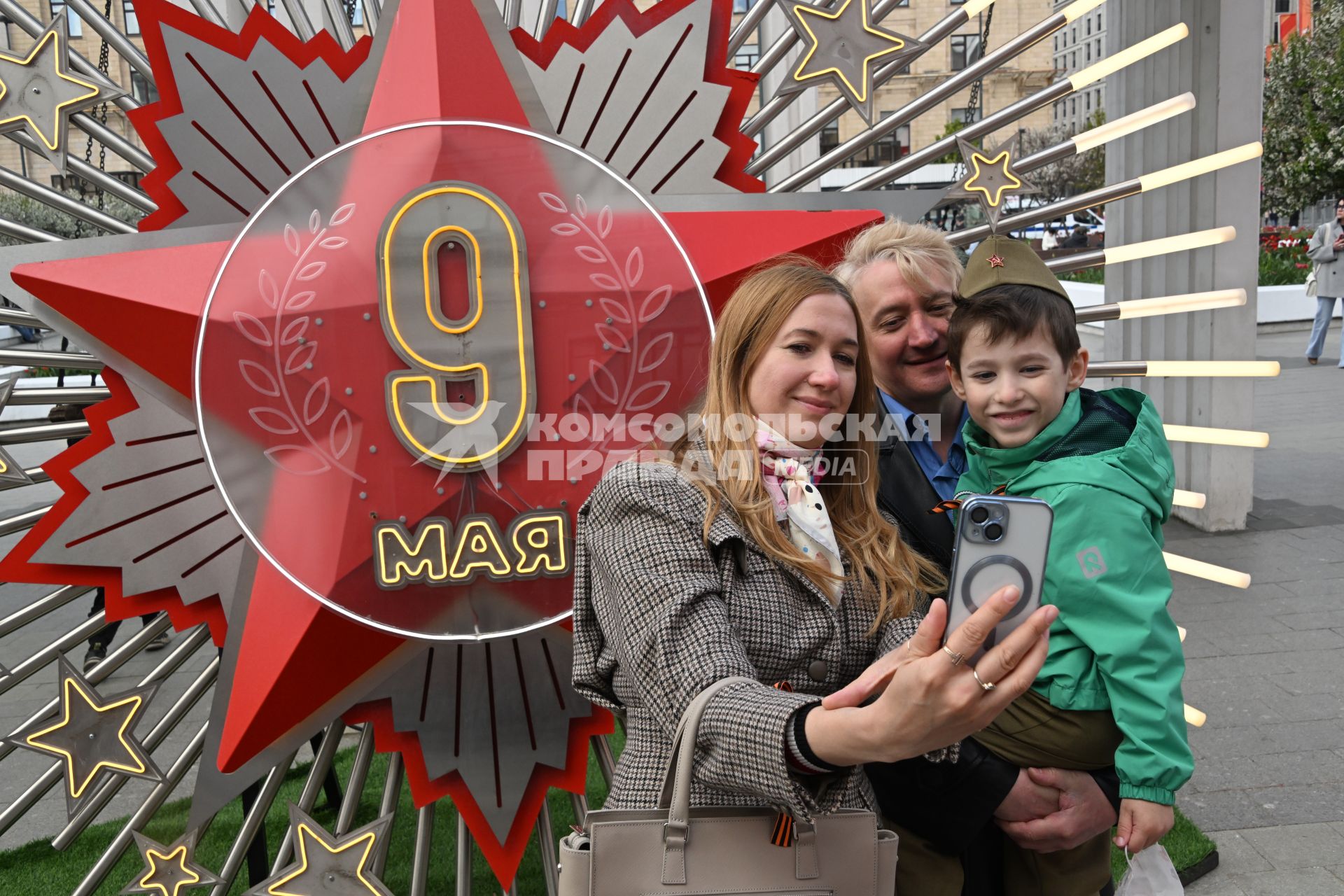 Празднование Дня Победы в Москве