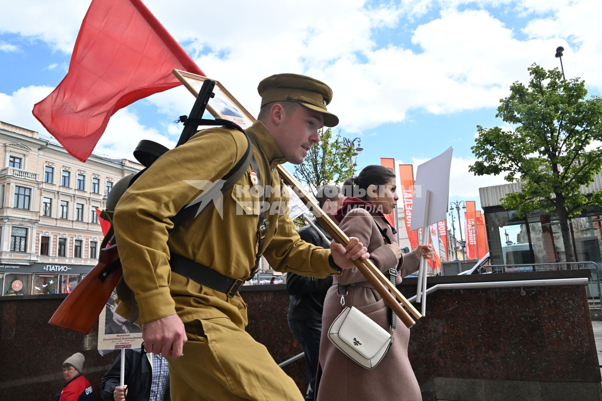 Празднование Дня Победы в Москве