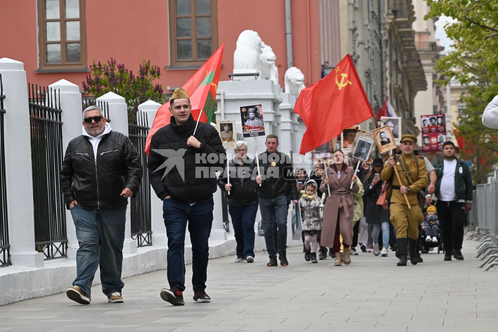 Празднование Дня Победы в Москве