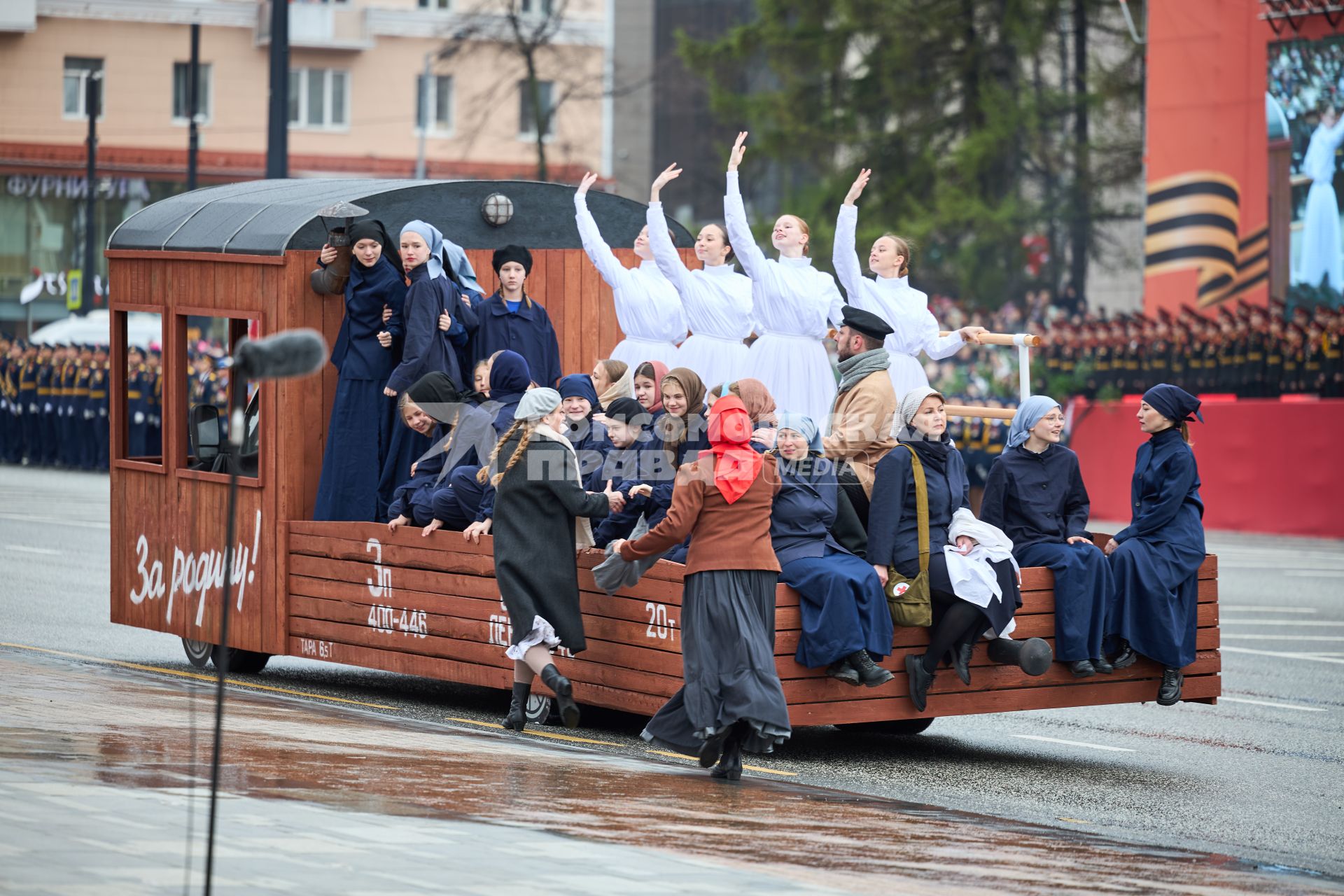 Парад, посвященный 80-летию Победы в Великой Отечественной войне в Перми
