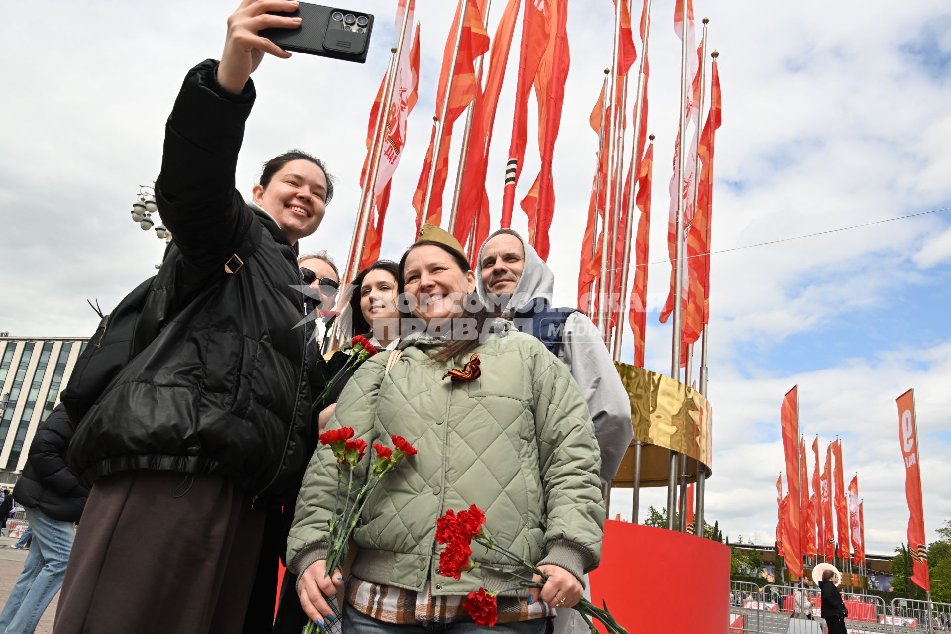 Празднование Дня Победы в Москве