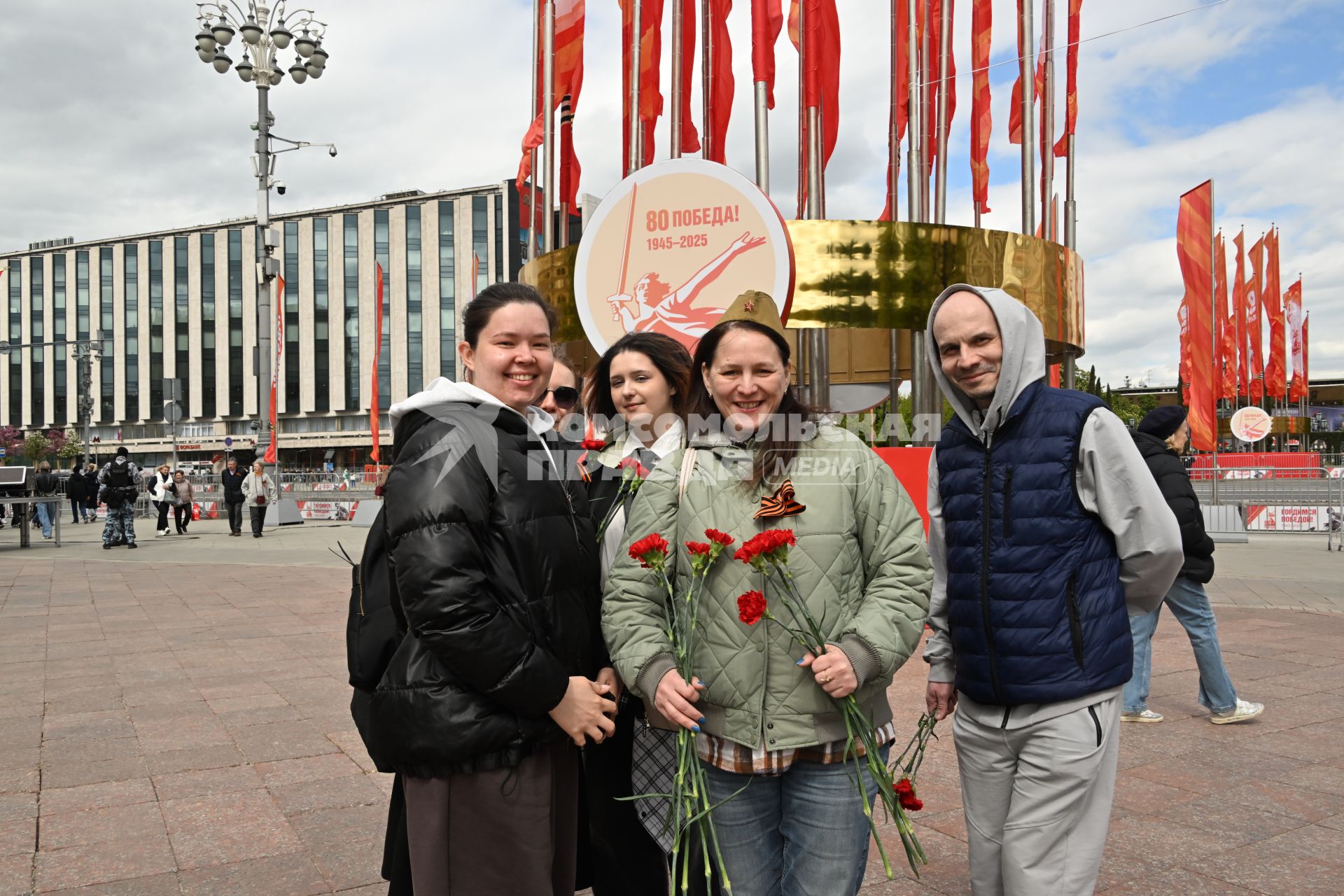 Празднование Дня Победы в Москве