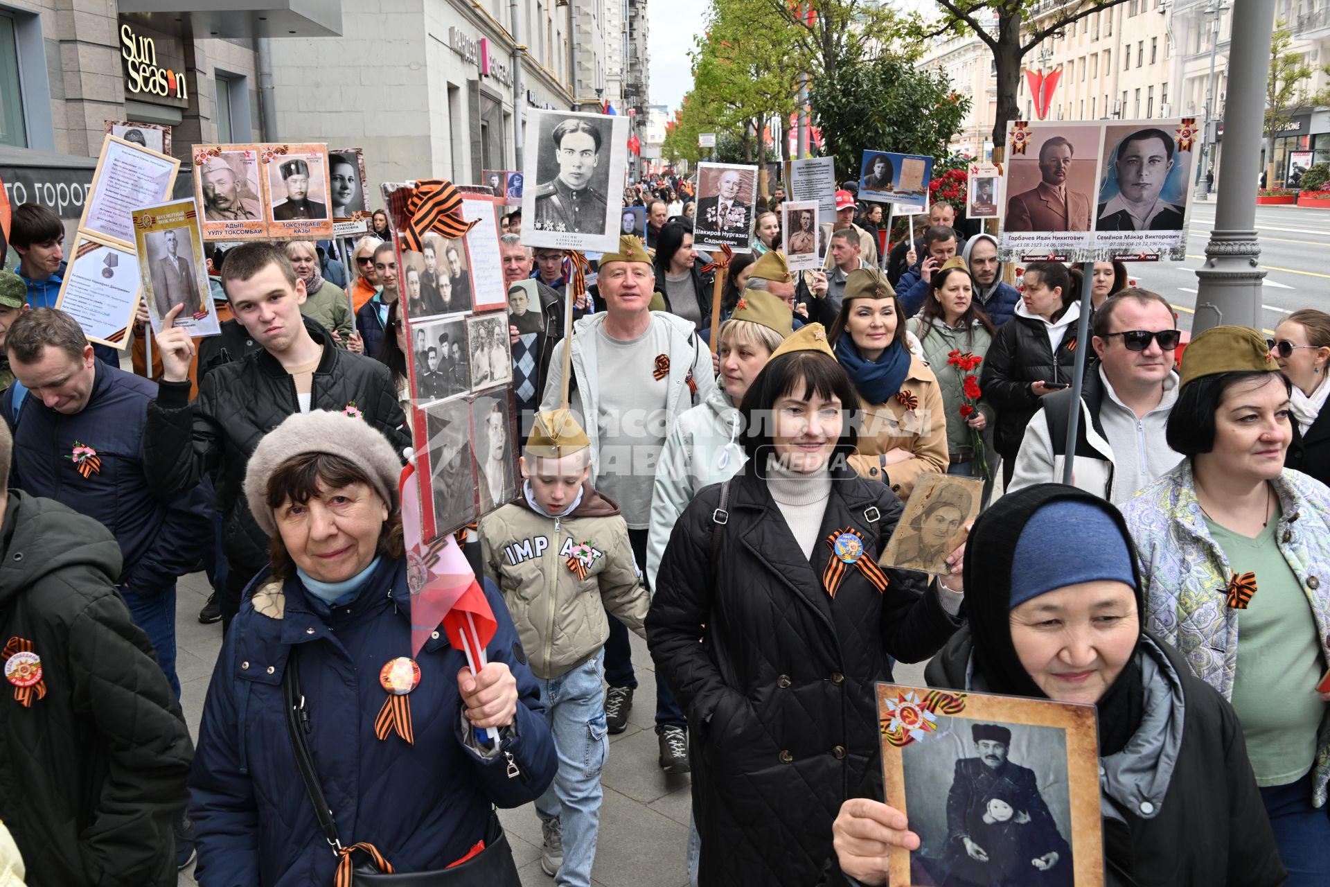 Празднование Дня Победы в Москве