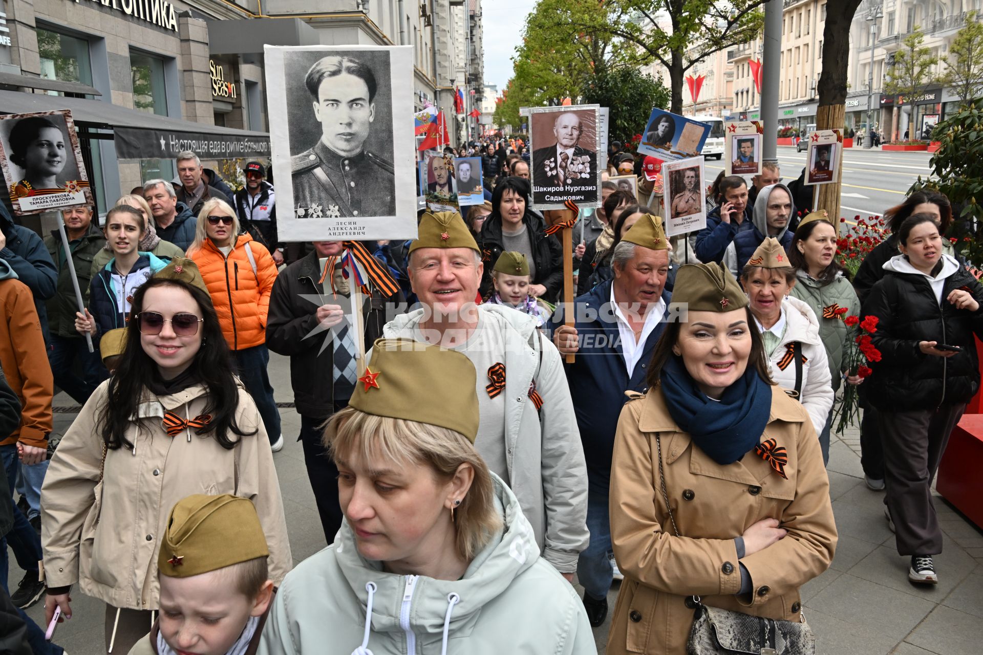 Празднование Дня Победы в Москве