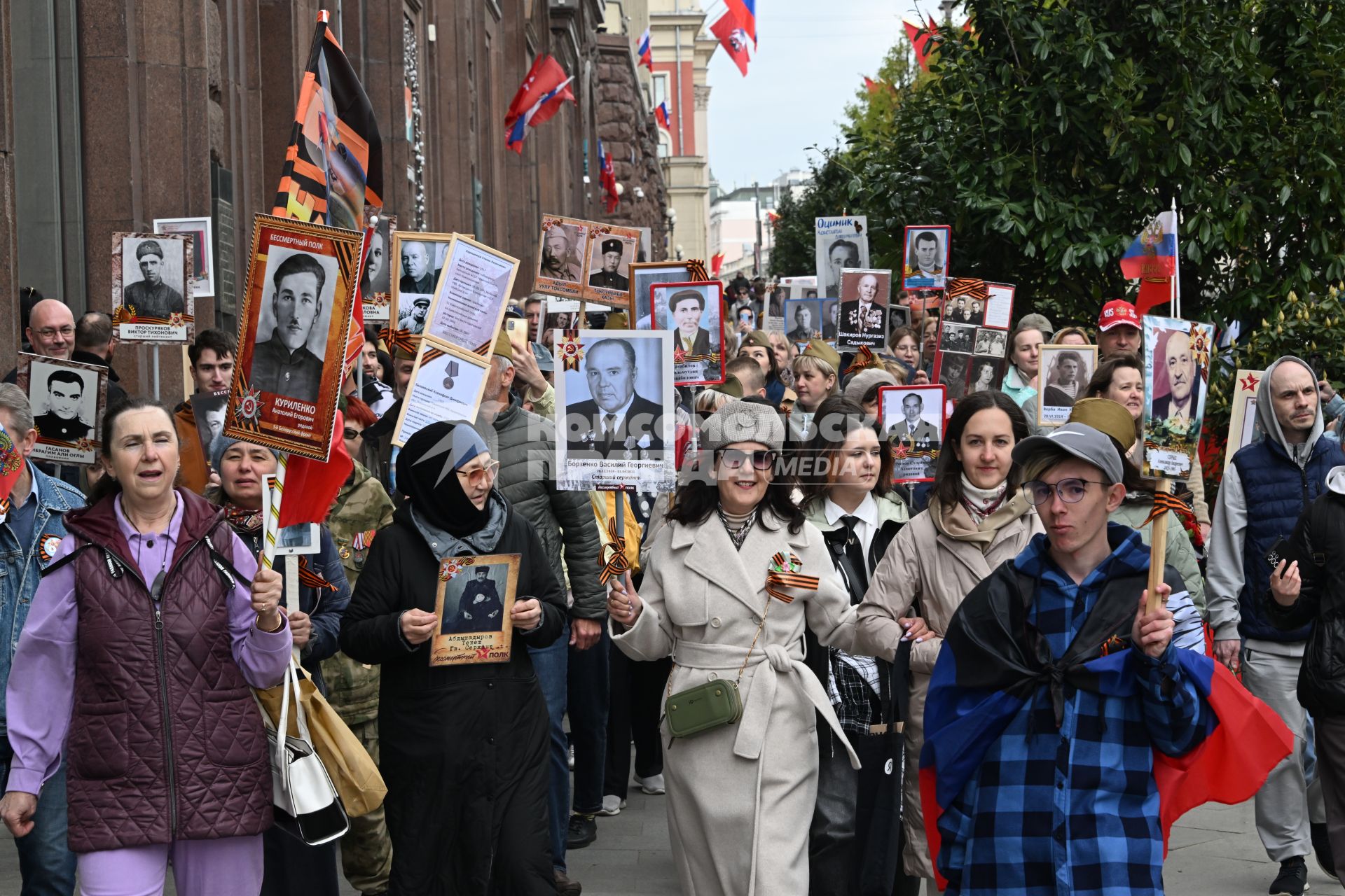 Празднование Дня Победы в Москве