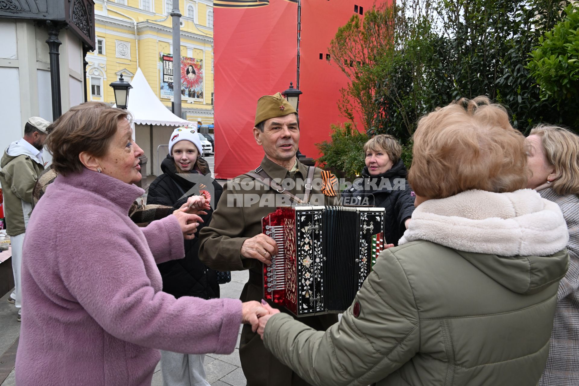 Празднование Дня Победы в Москве