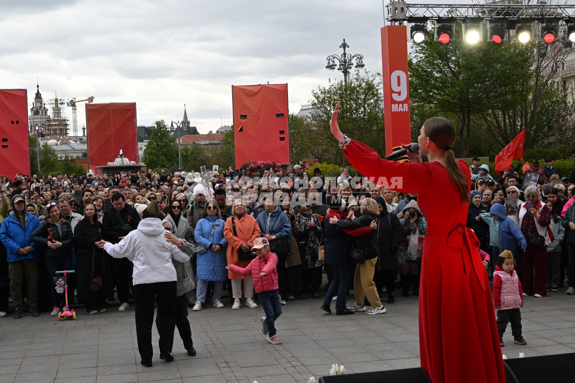 Празднование Дня Победы в Москве
