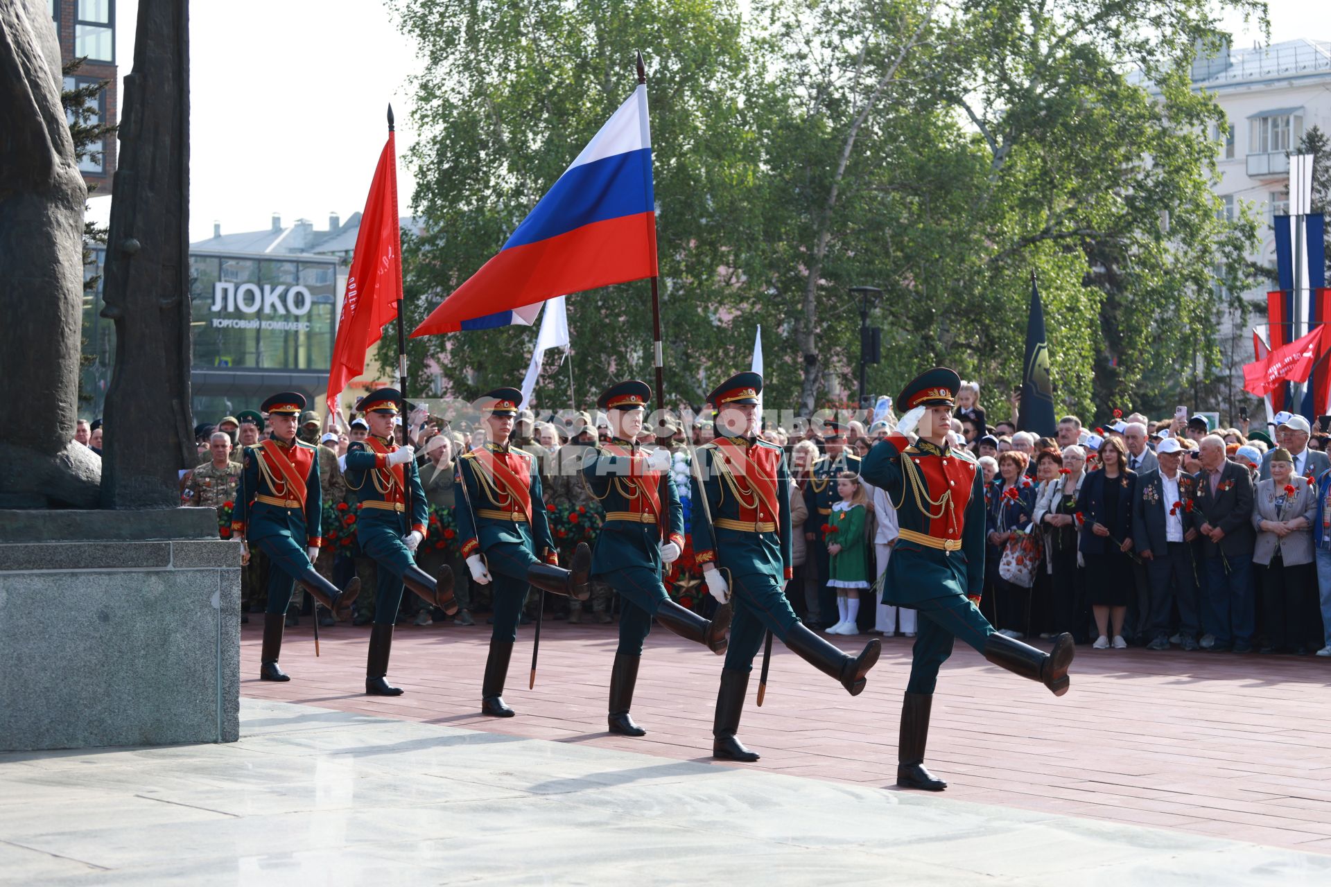 Празднование  80-летия Победы в Великой Отечественной войне в Барнауле