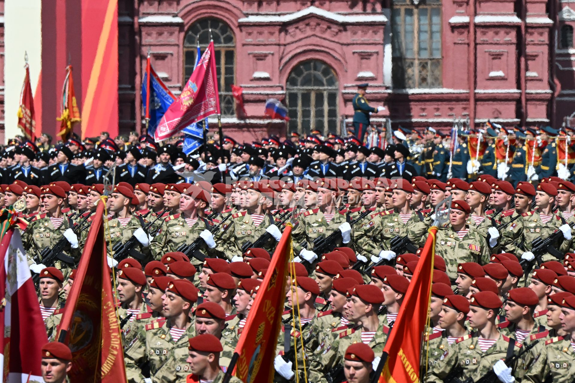 Военный парад на Красной площади, посвященный 80-й годовщине Победы в Великой Отечественной войне