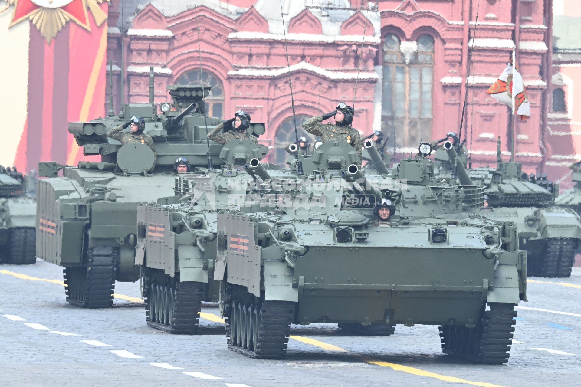 Военный парад на Красной площади, посвященный 80-й годовщине Победы в Великой Отечественной войне