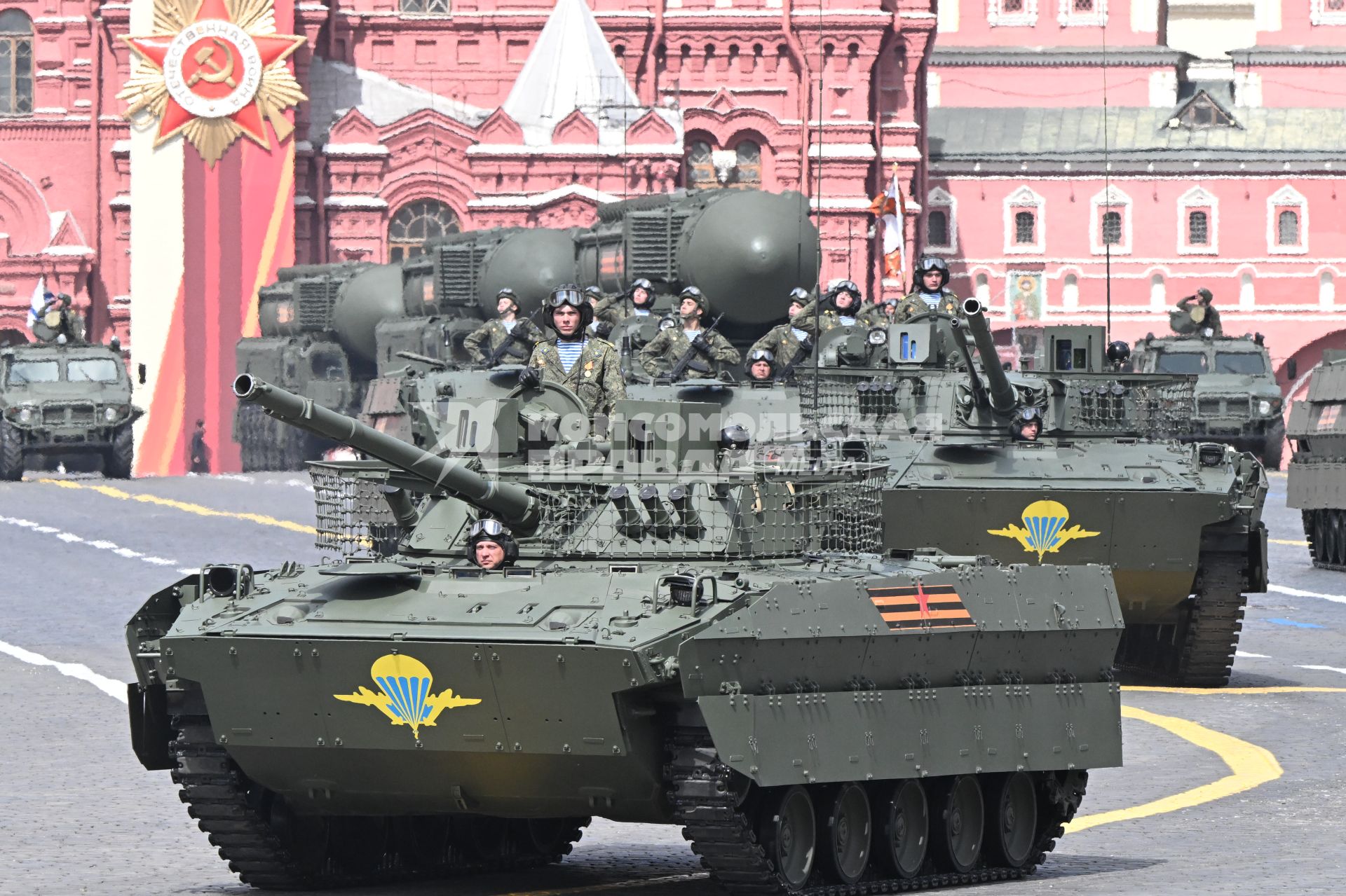 Военный парад на Красной площади, посвященный 80-й годовщине Победы в Великой Отечественной войне