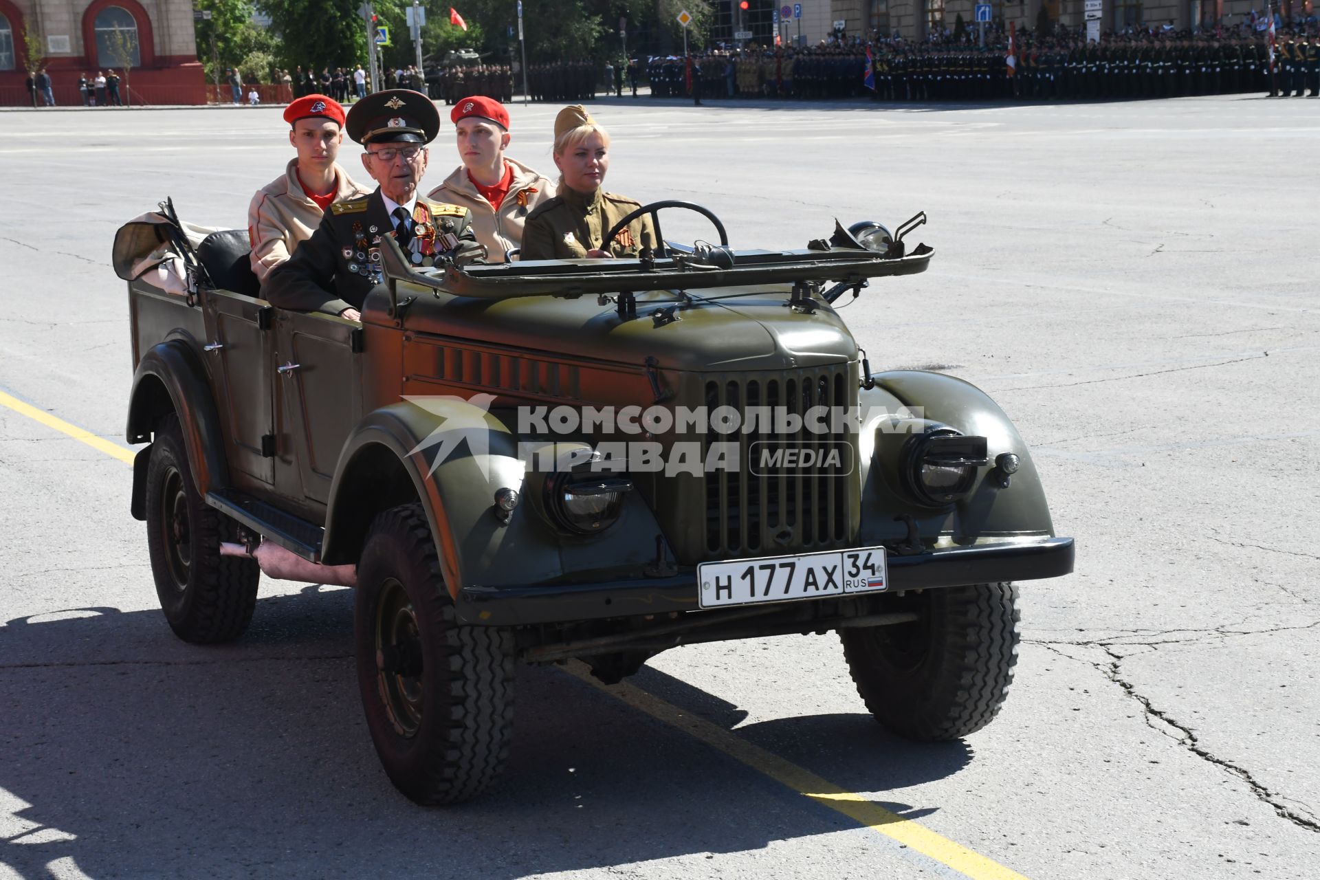Военный парад, посвященный 80-летию Победы в Волгограде