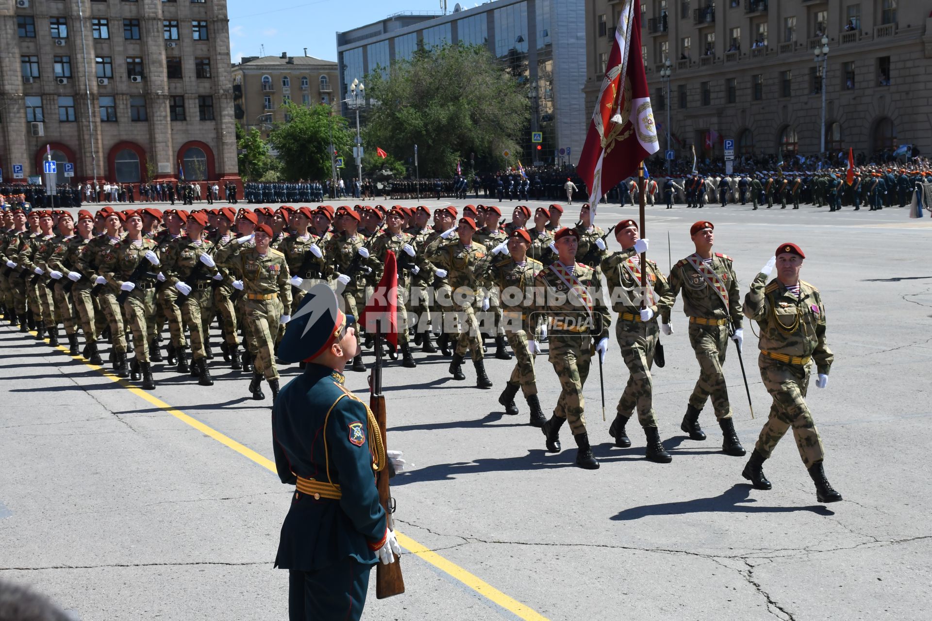 Военный парад, посвященный 80-летию Победы в Волгограде