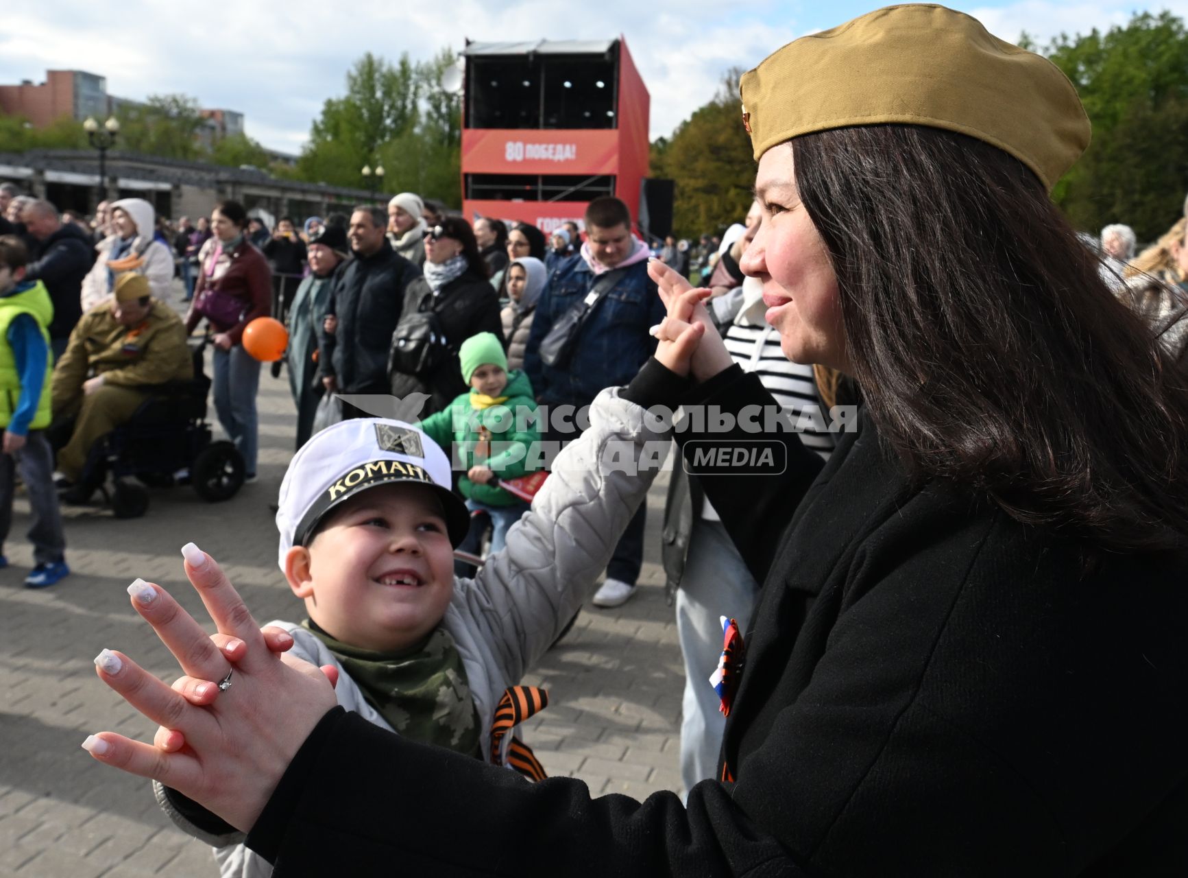 Празднование Дня Победы в Москве
