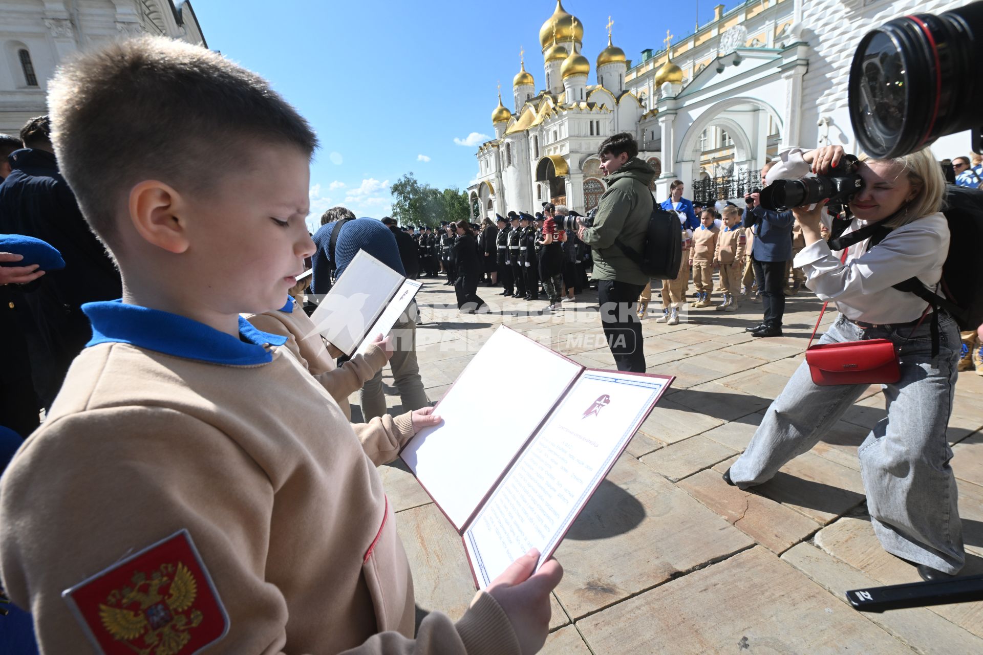 Церемония приведения к клятвам учащихся ФСО России