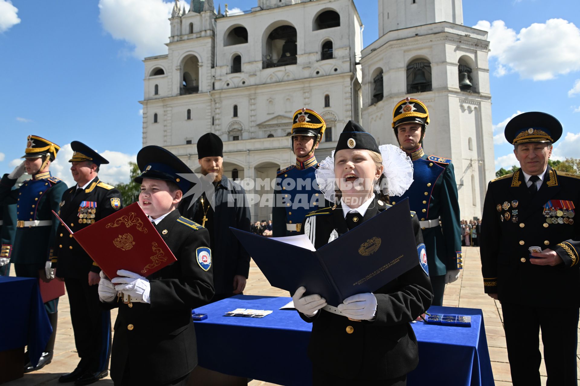 Церемония приведения к клятвам учащихся ФСО России