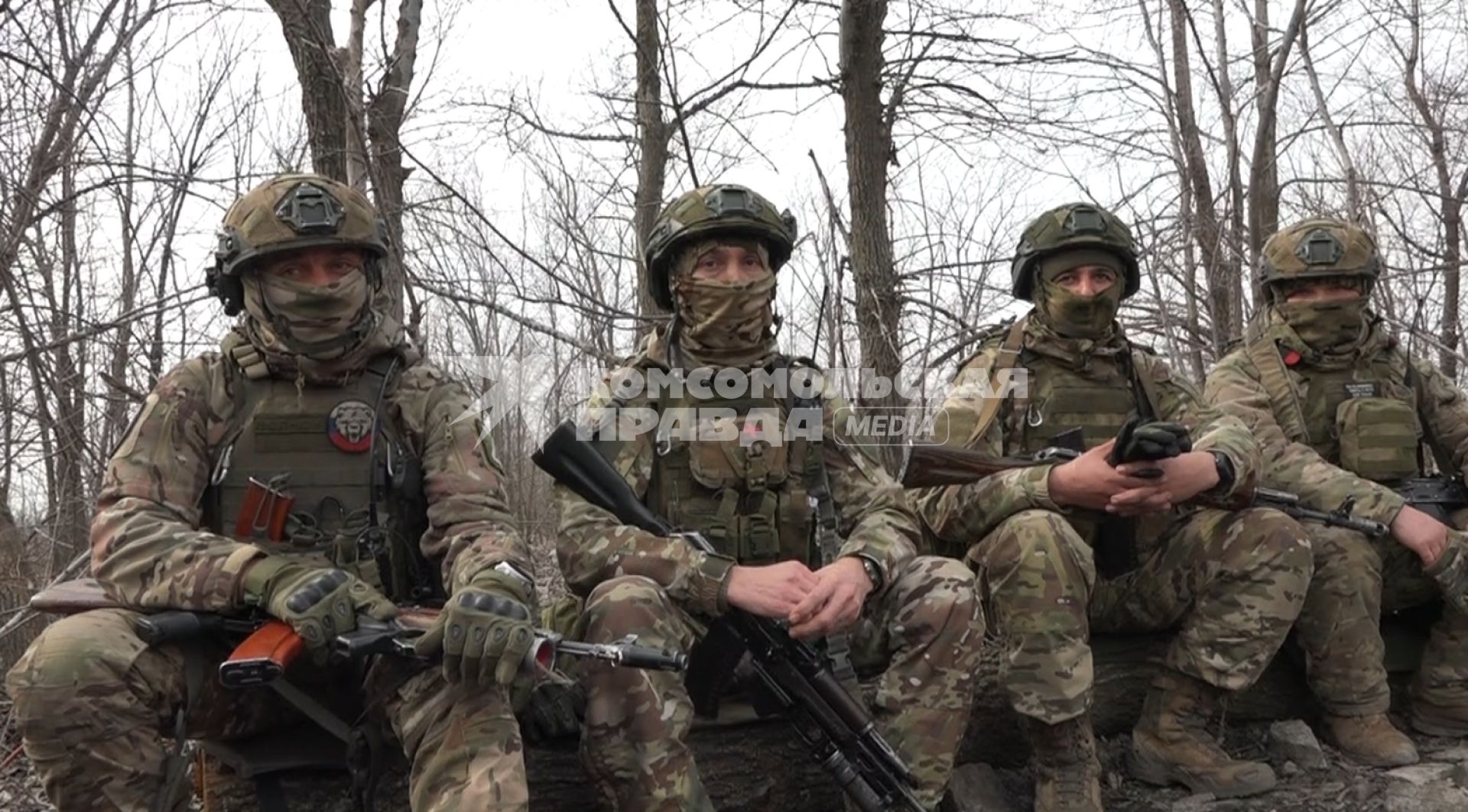 Бойцы 132-й бригады 51-й армии на Торецком направлении в ДНР