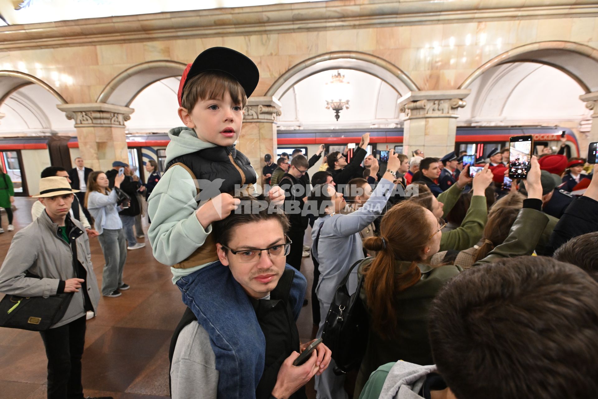 Парад поездов в Московском метро