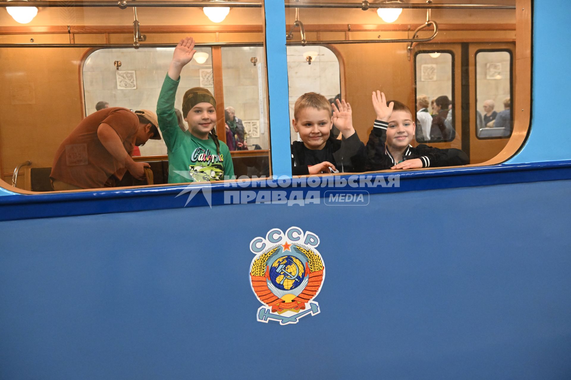 Парад поездов в Московском метро