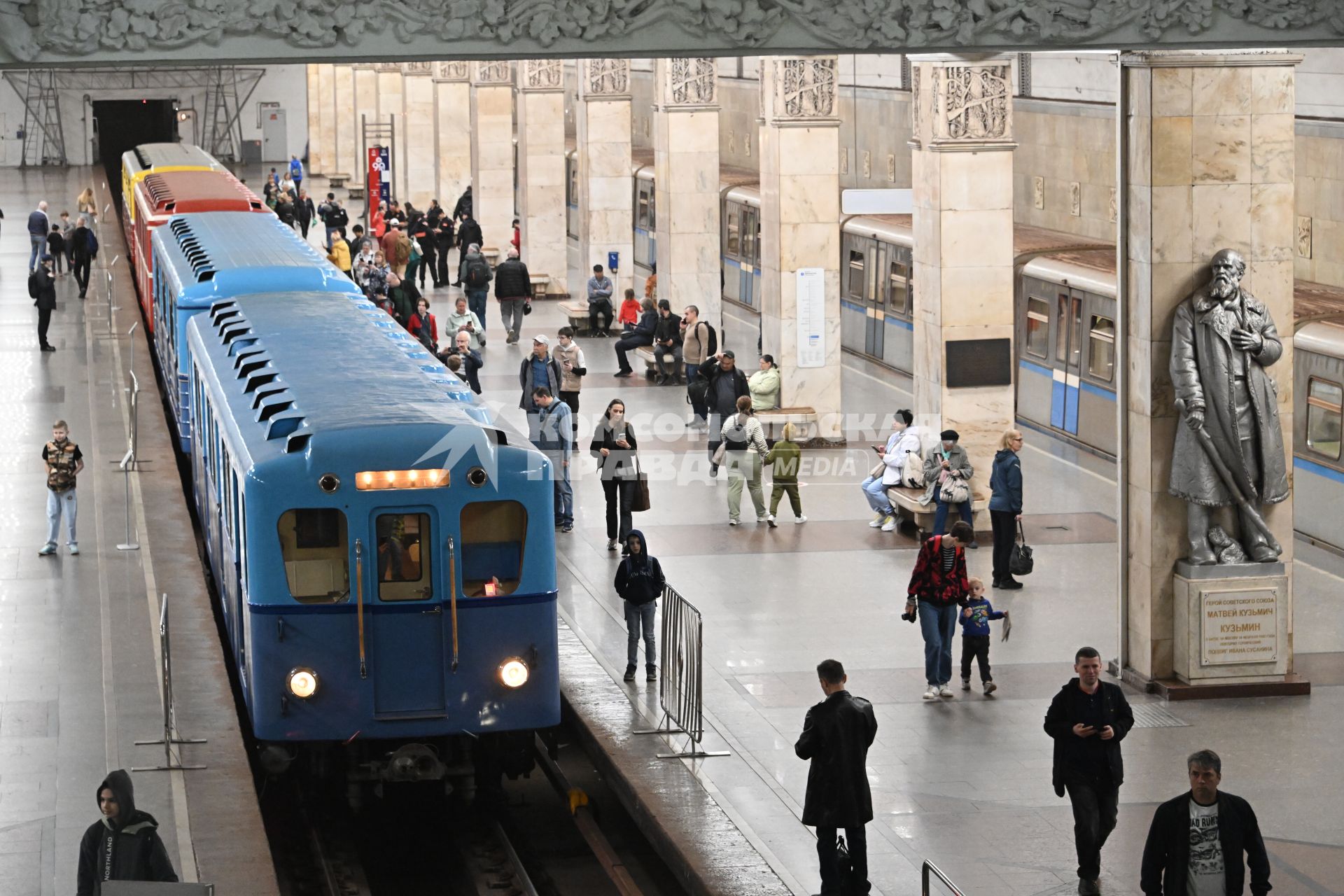 Парад поездов в Московском метро