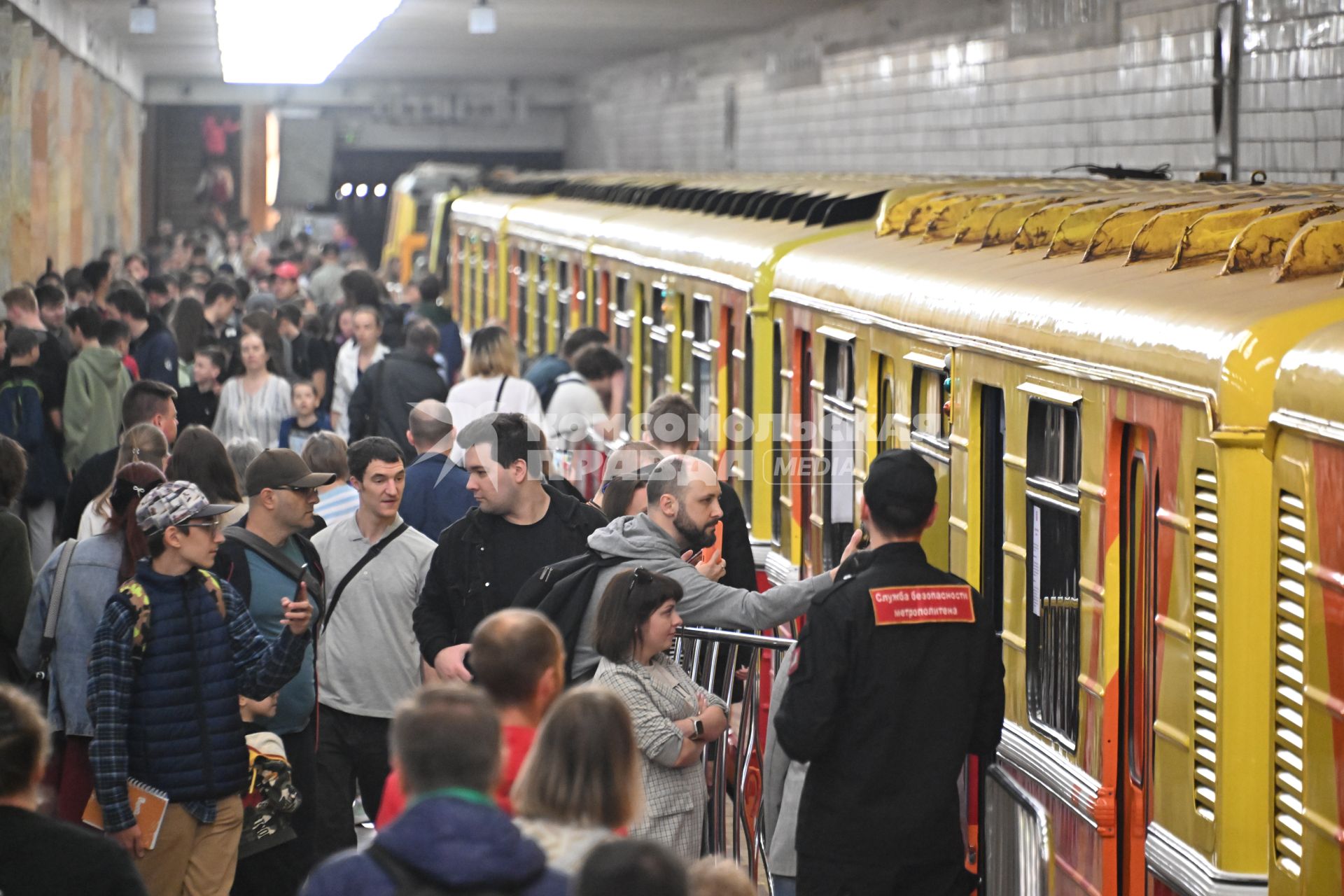 Парад поездов в Московском метро