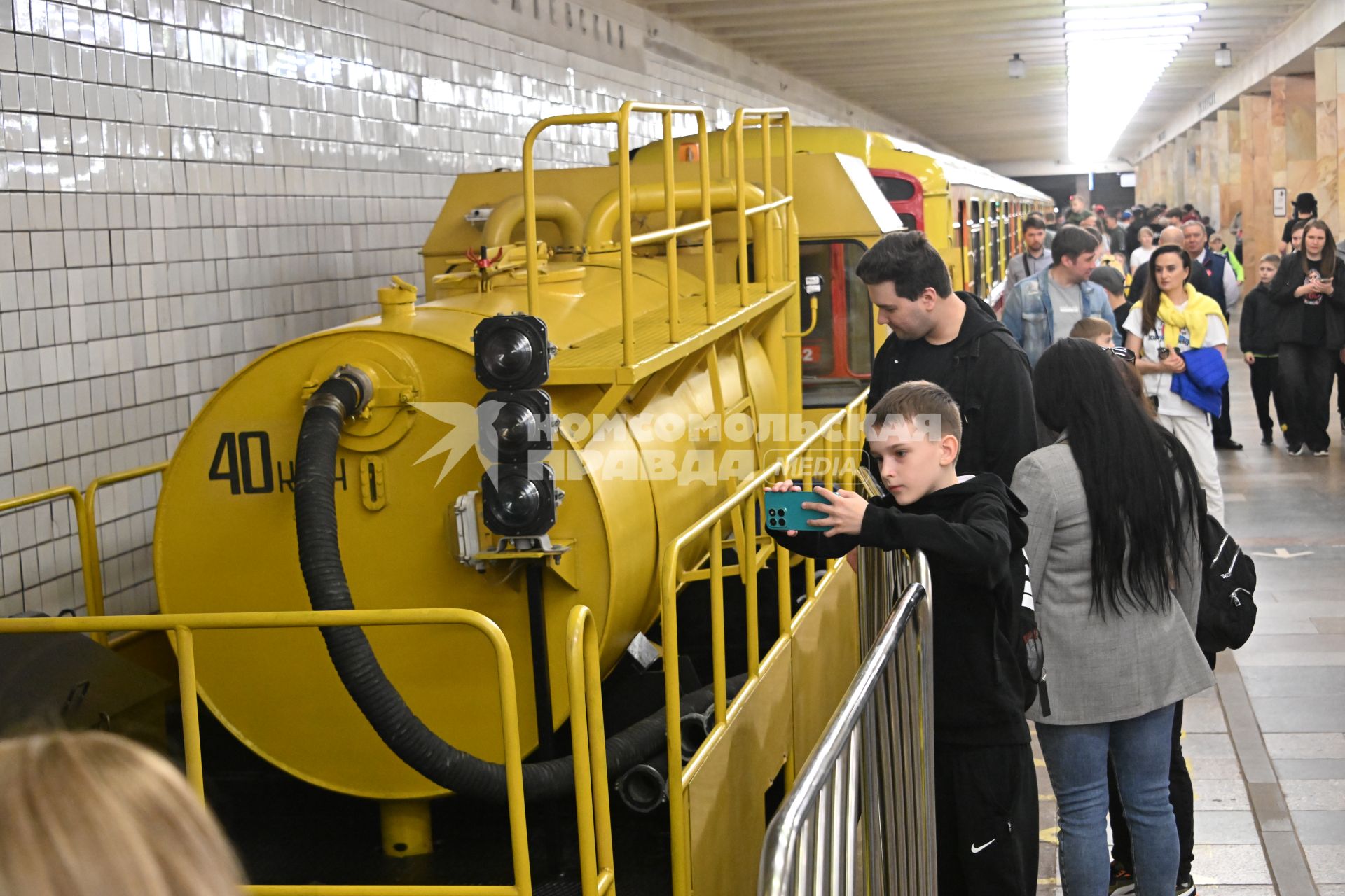 Парад поездов в Московском метро
