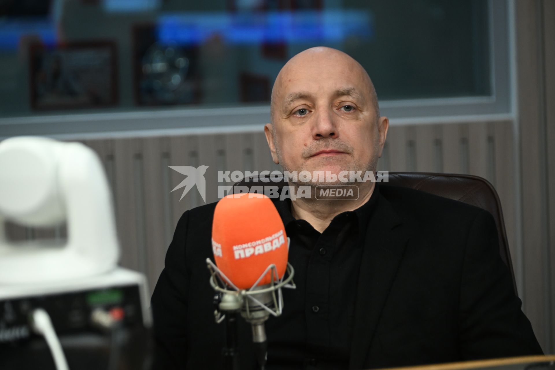 Захар Прилепин на радиостанции `Комсомольская правда`