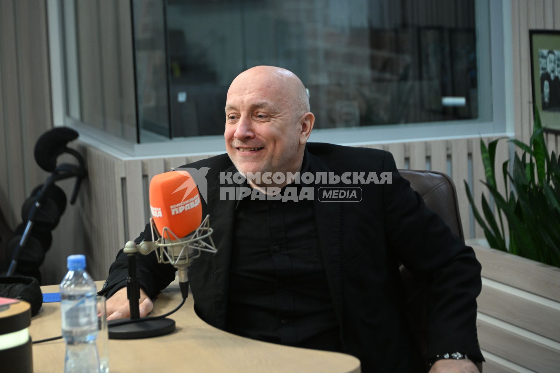 Захар Прилепин на радиостанции `Комсомольская правда`